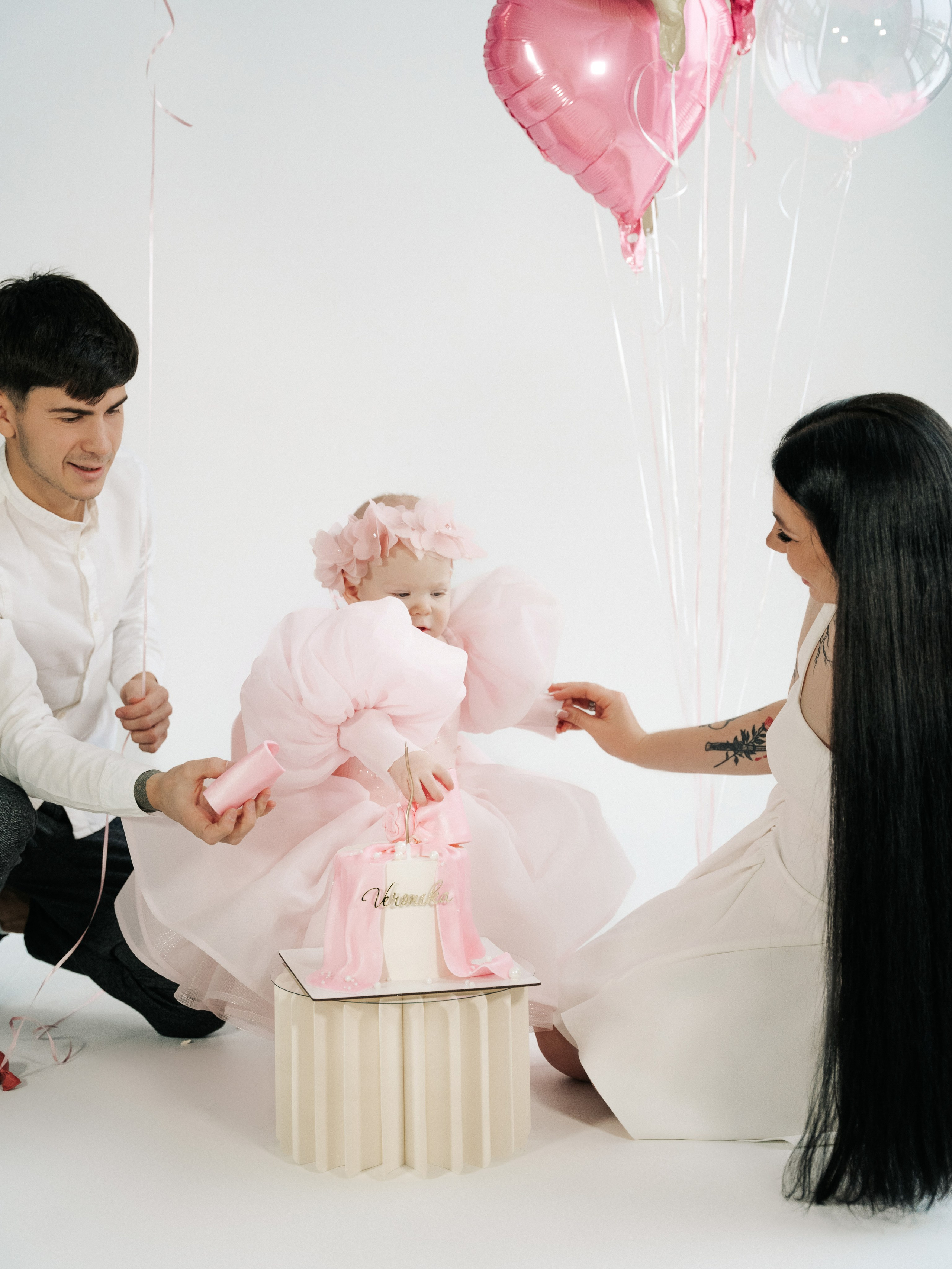 First birthday photoshoot Veronika