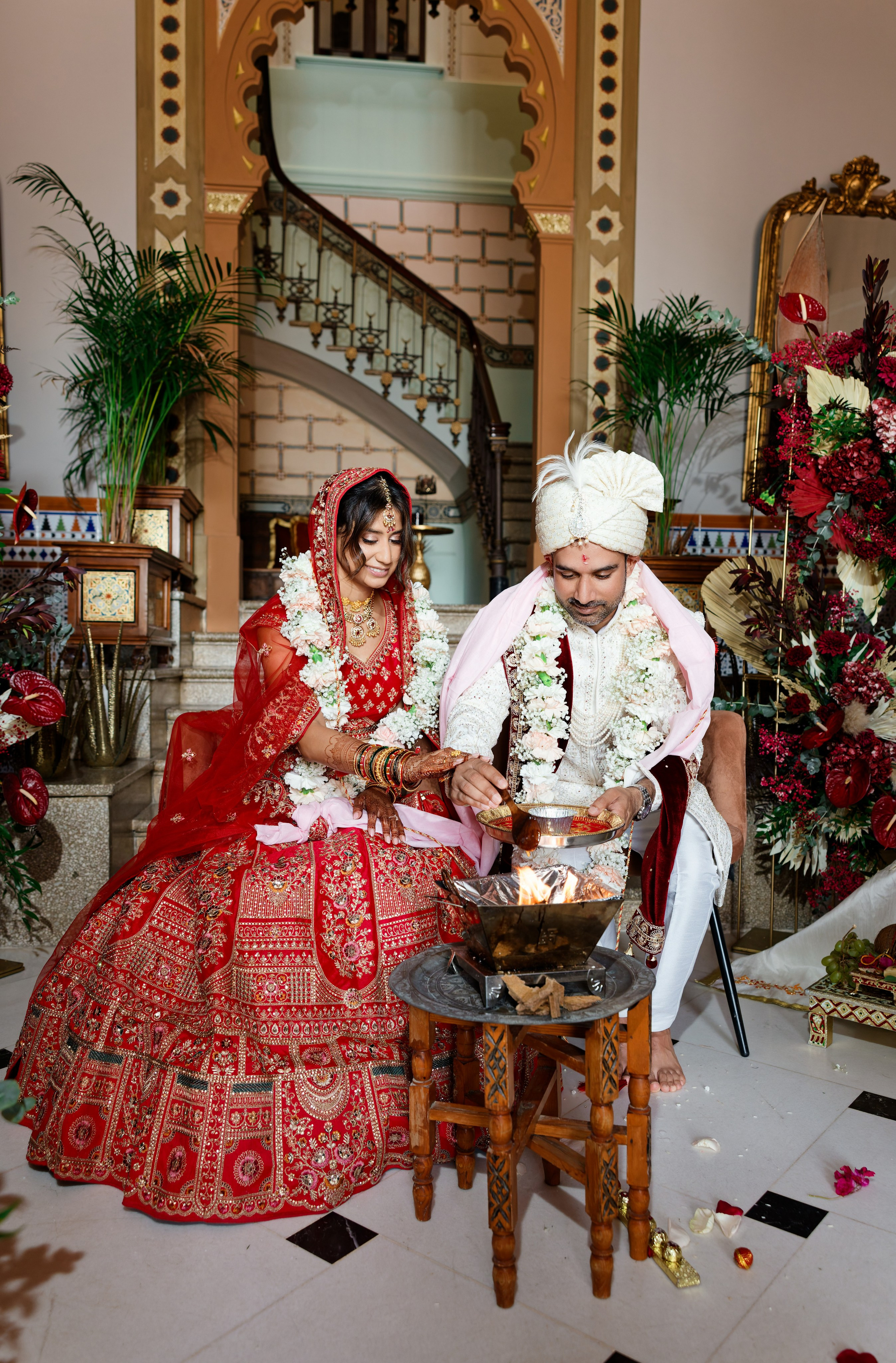 Indian wedding at Gran Villa Rosa, Barcelona