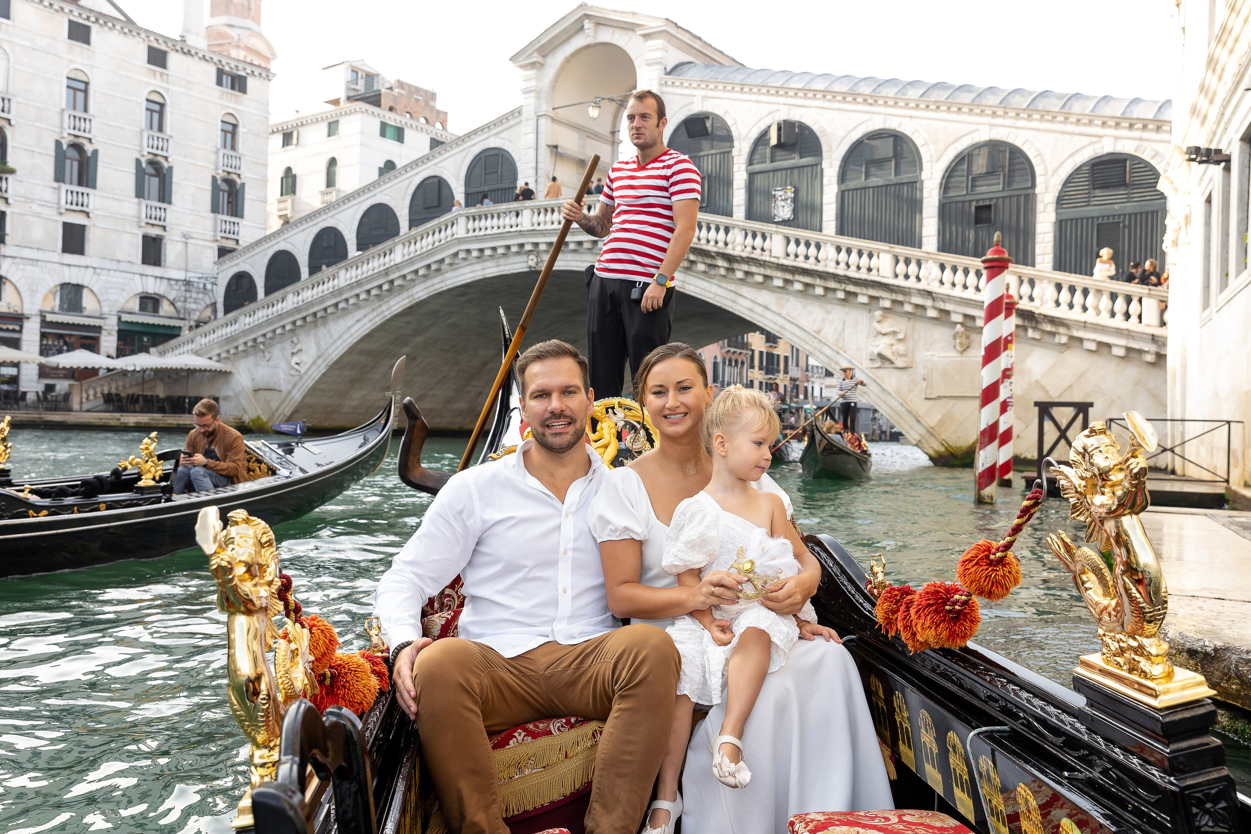 Emi and family at sunset
