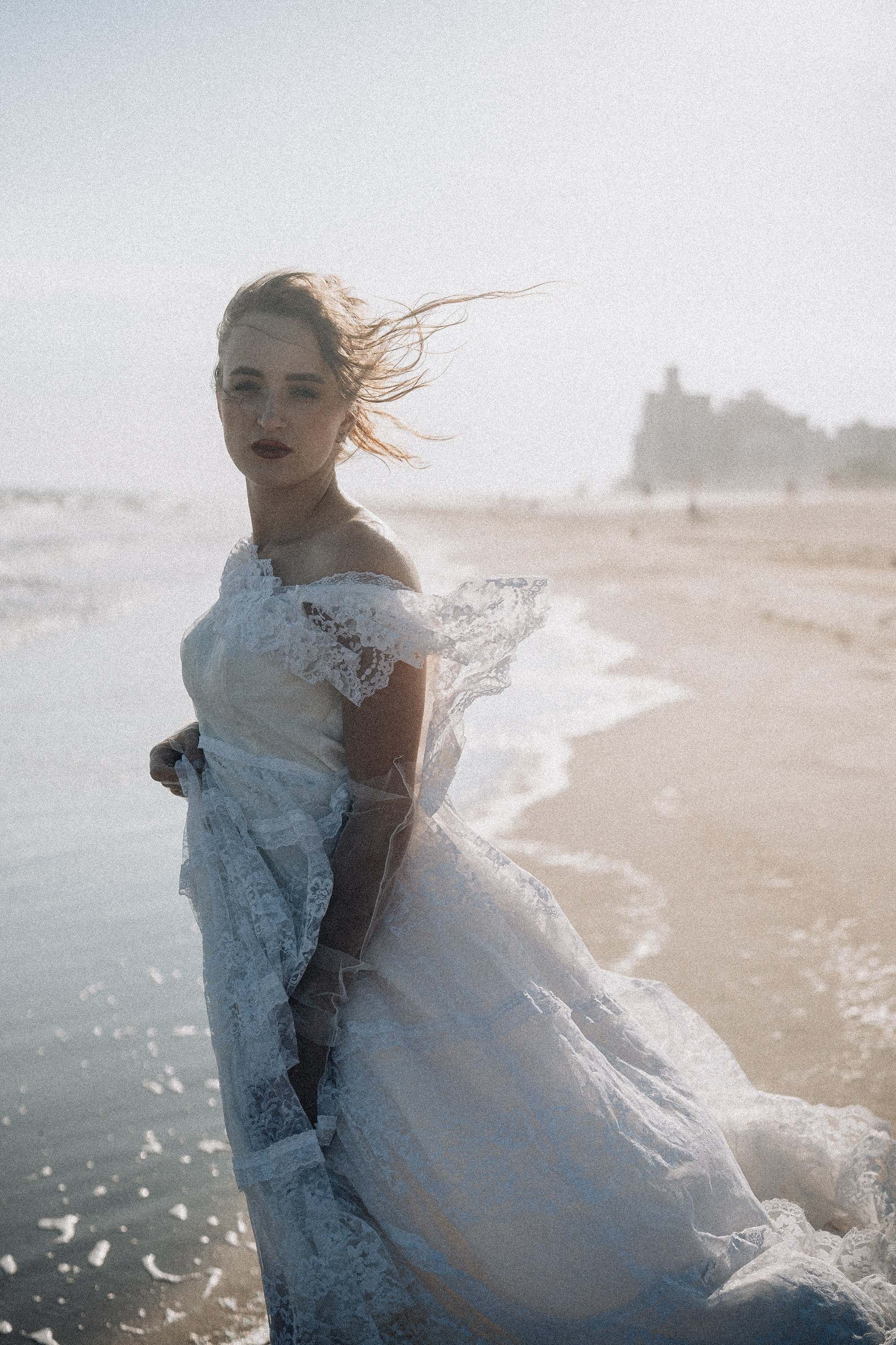 Photoshoot Runaway bride. Portrait and wedding photographer in New York