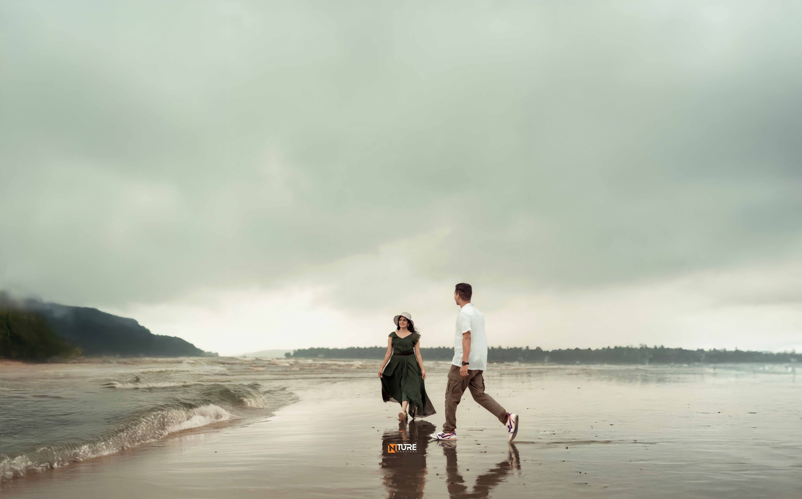 AKSHAY & ANAGHA SAVE THE DATE. NTURE WEDDING