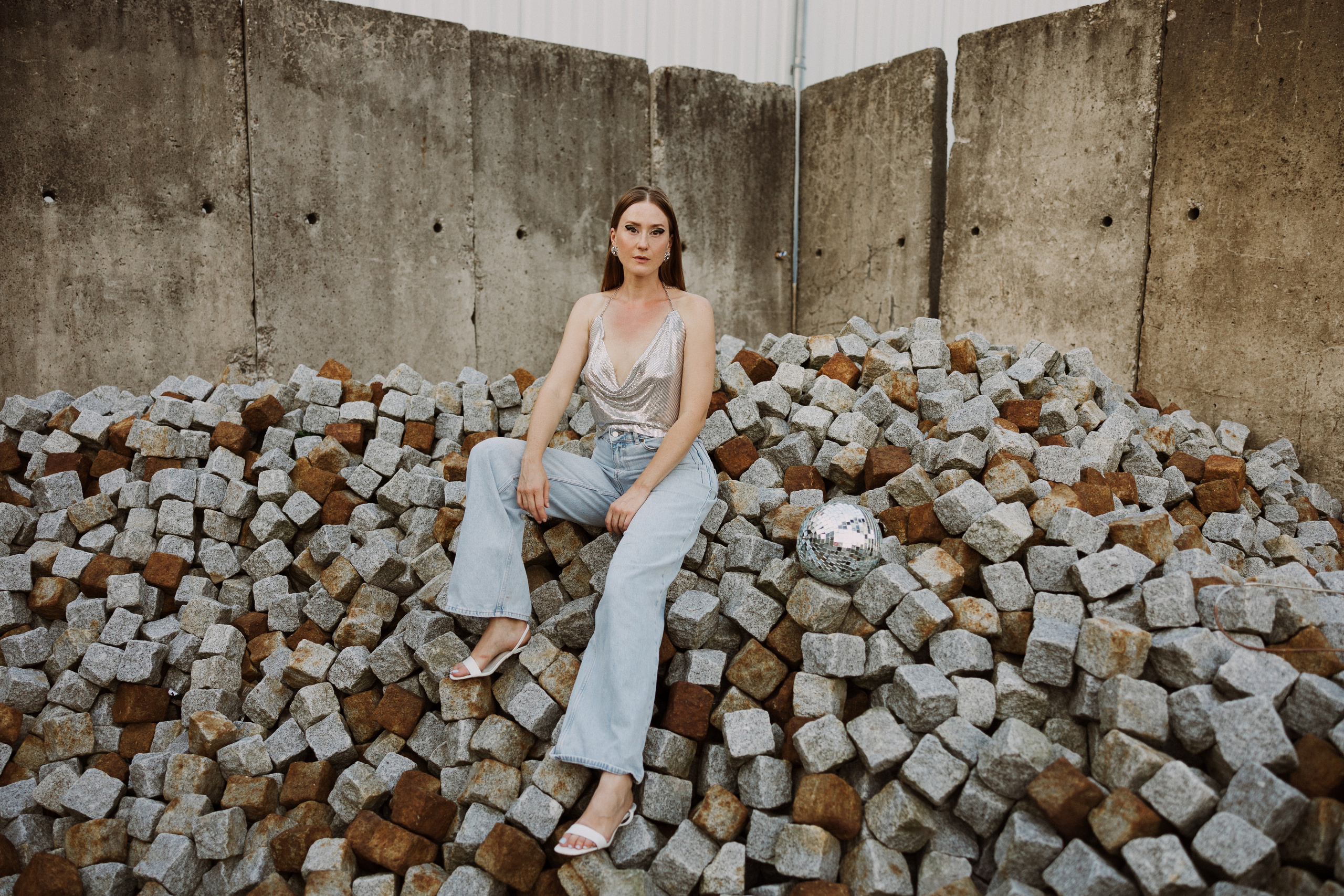 Kreatives Fotoshooting im Karlsruher Hafen. Maria Chistyakovа — Fotografin in Karlsruhe, Baden-Baden und Umgebung