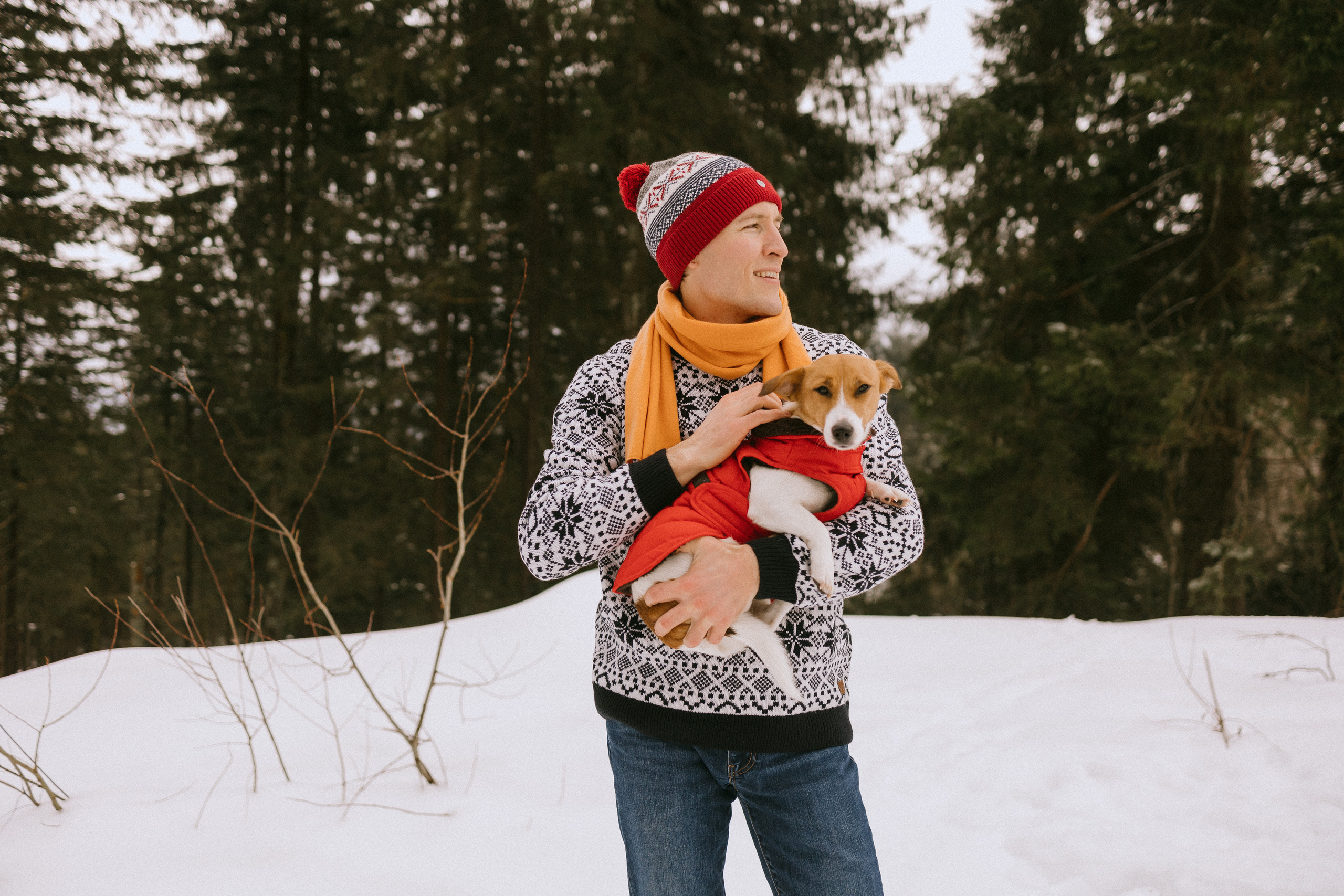 Семейная фотосессия в зимнем лесу. Фотограф в Германии — Мария Чистякова