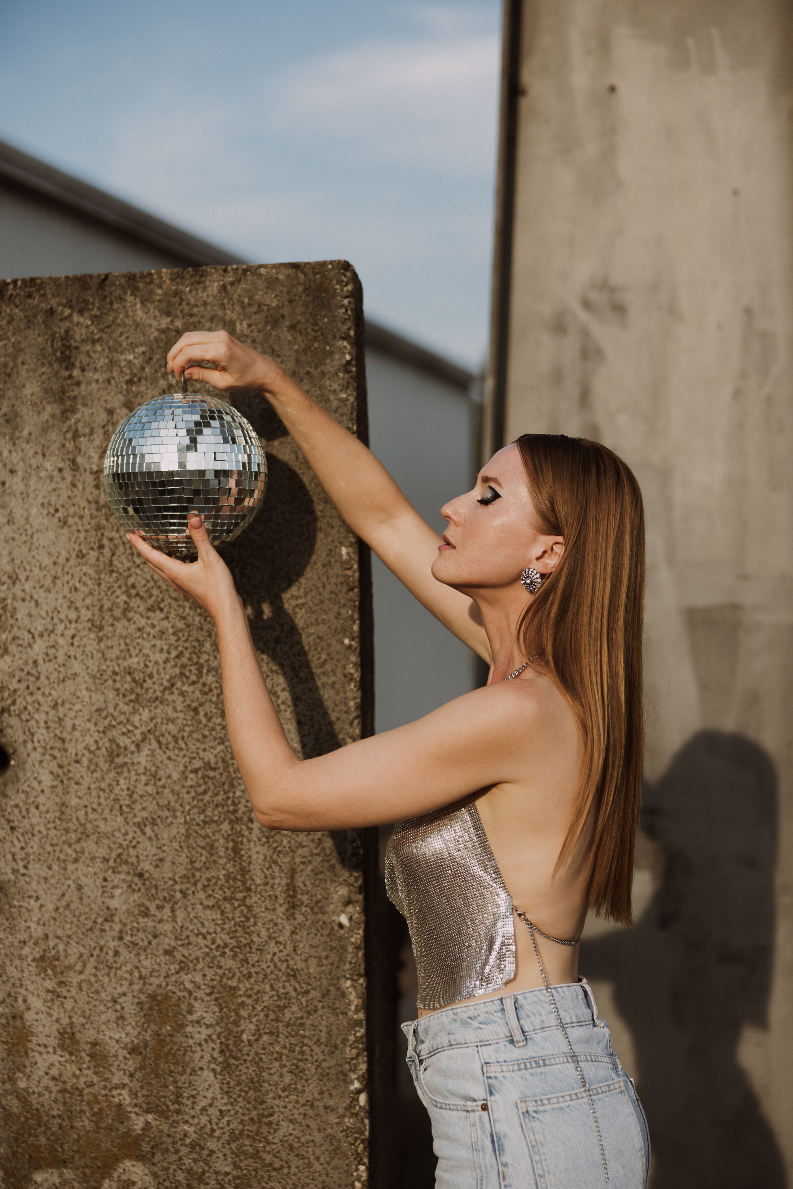 Kreatives Fotoshooting im Karlsruher Hafen. Maria Chistyakovа — Fotografin in Karlsruhe, Baden-Baden und Umgebung