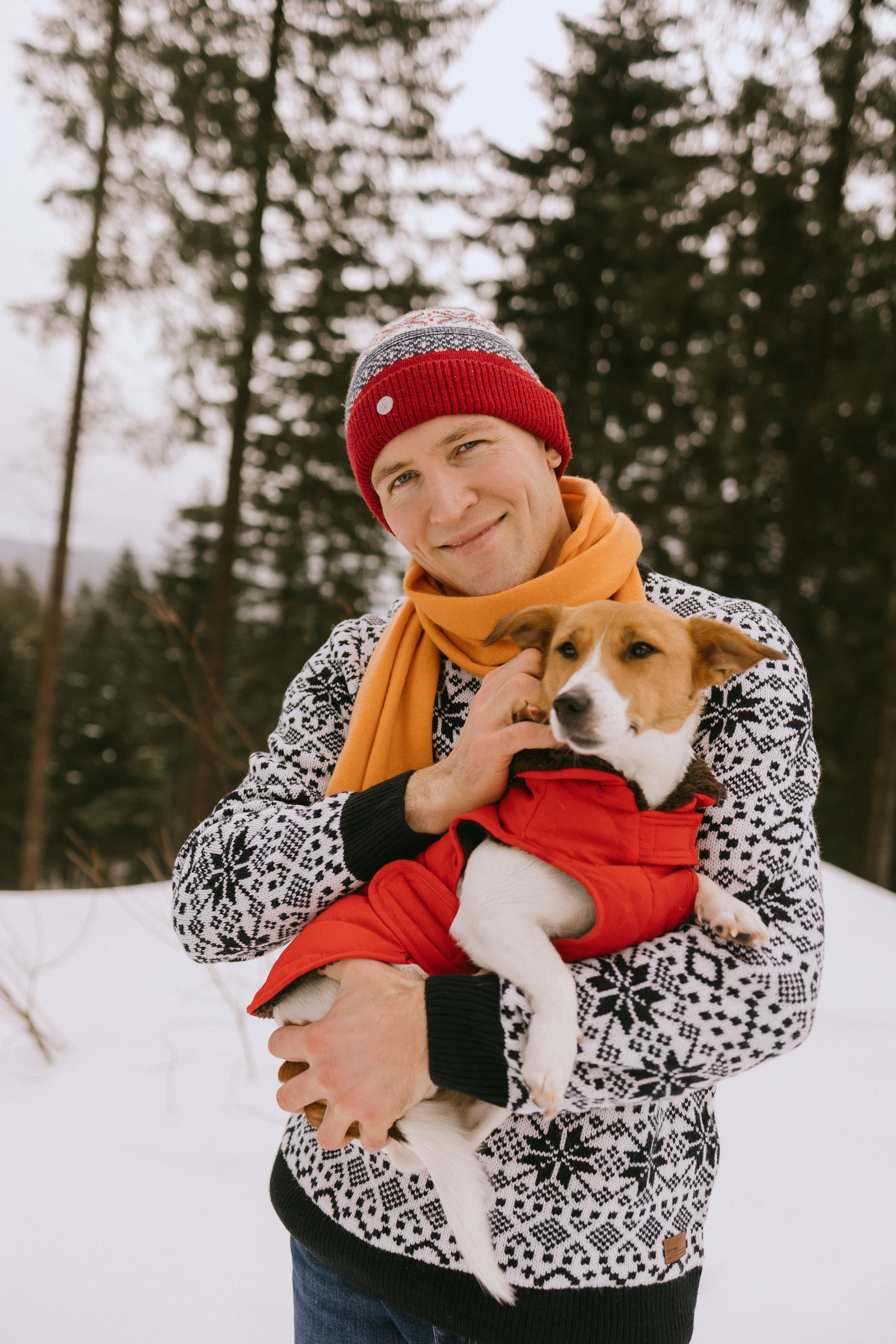 Семейная фотосессия в зимнем лесу. Фотограф в Германии — Мария Чистякова