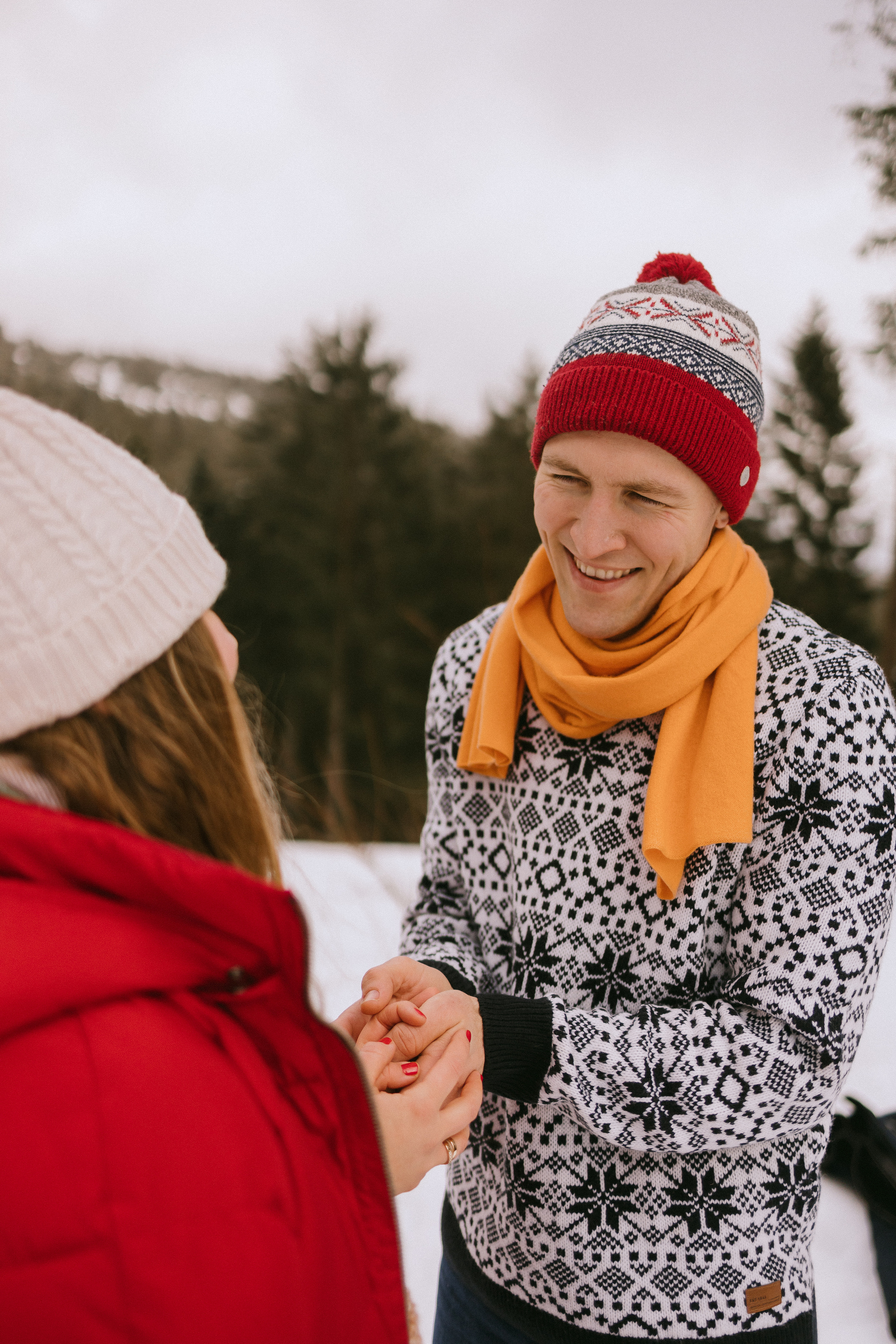 Семейная фотосессия в зимнем лесу. Фотограф в Германии — Мария Чистякова