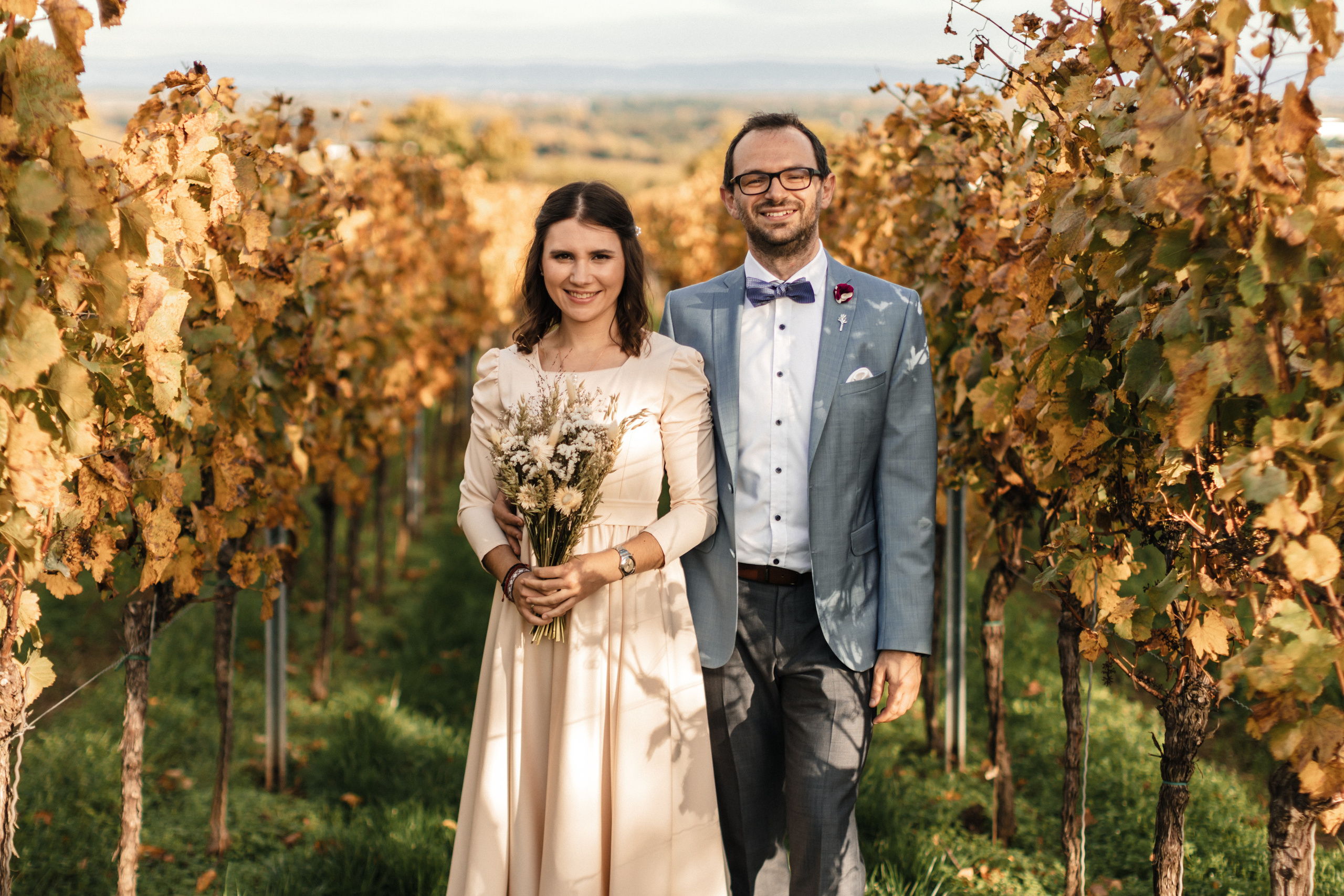 Hochzeitsfotoshooting in den Weinbergen. Maria Chistyakovа — Fotografin in Karlsruhe, Baden-Baden und Umgebung
