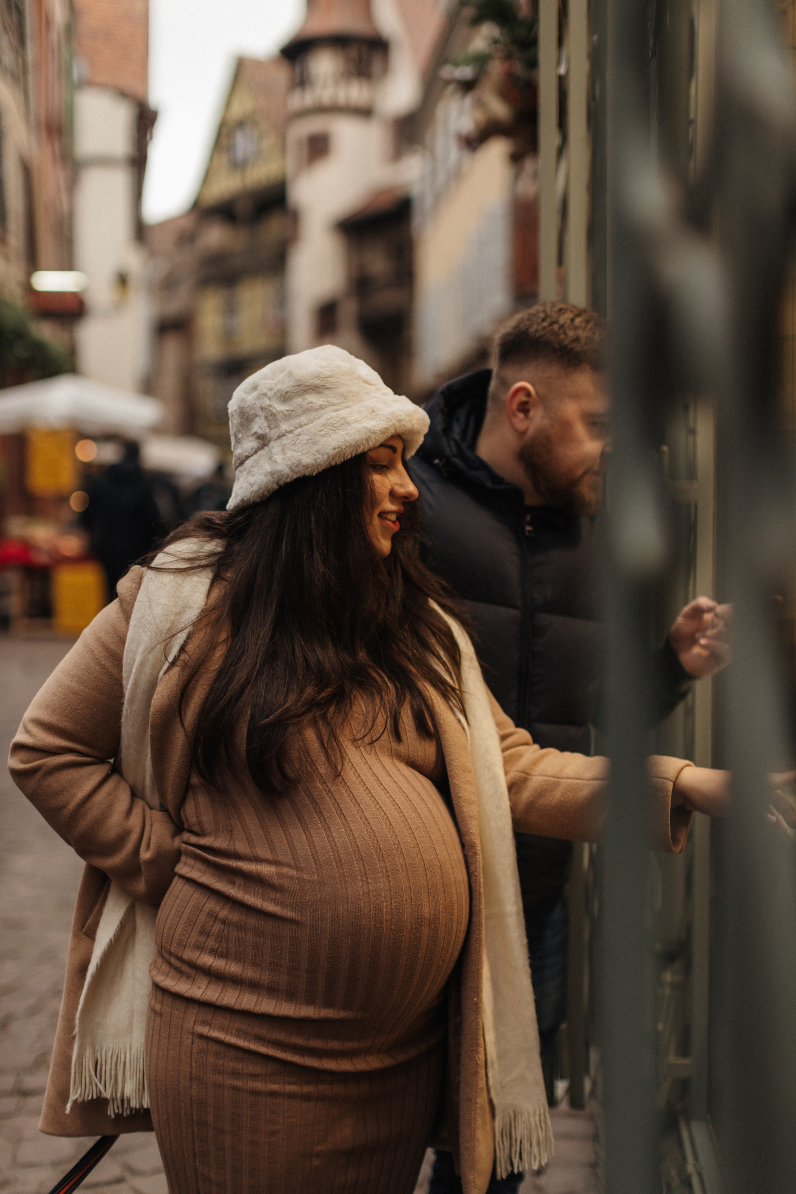 Babybauch-Fotoshooting in Colmar. Maria Chistyakovа — Fotografin in Karlsruhe, Baden-Baden und Umgebung