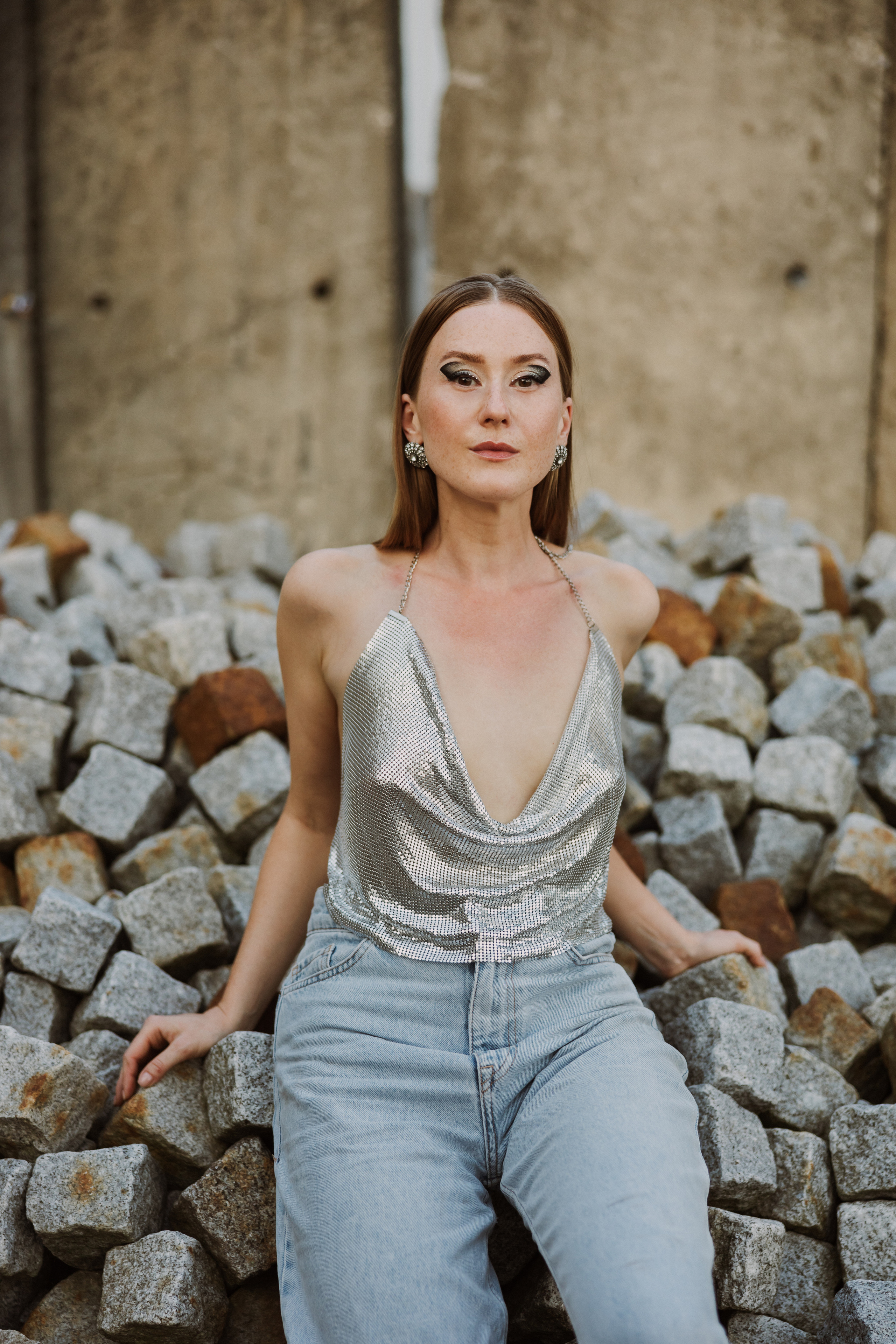 Kreatives Fotoshooting im Karlsruher Hafen. Maria Chistyakovа — Fotografin in Karlsruhe, Baden-Baden und Umgebung