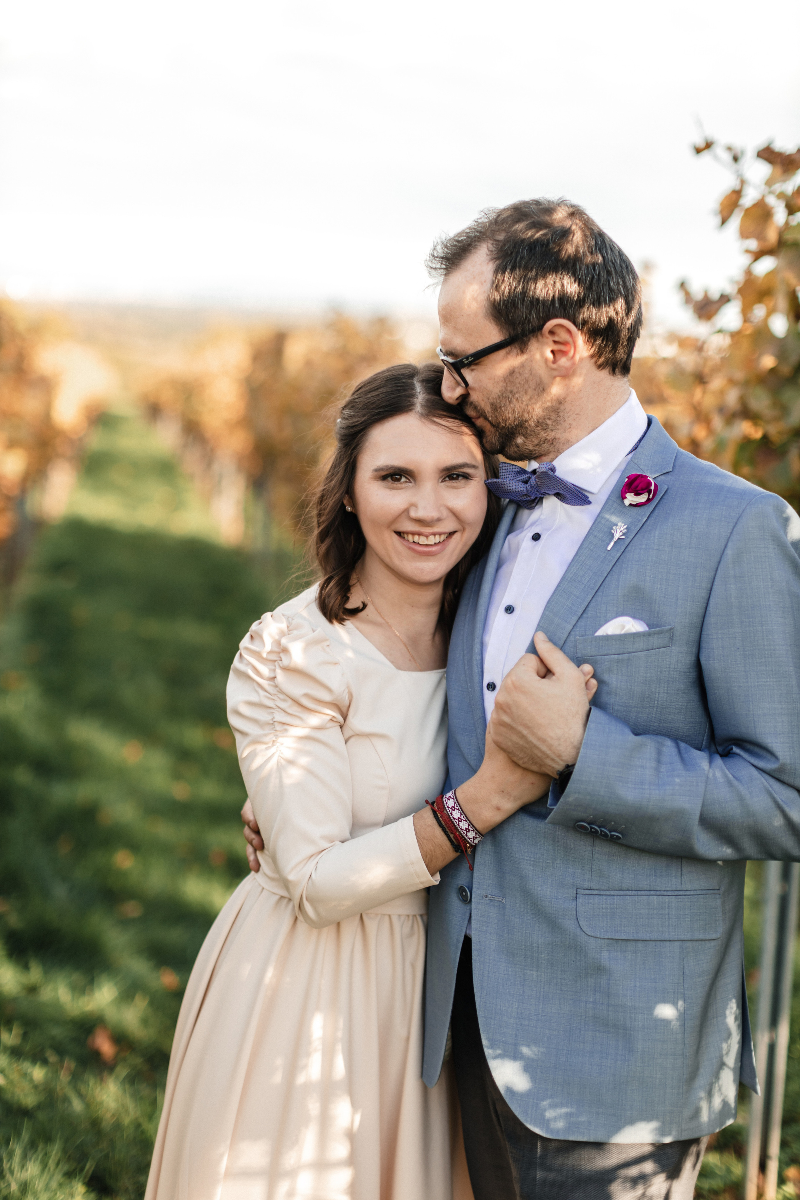Hochzeitsfotoshooting in den Weinbergen. Maria Chistyakovа — Fotografin in Karlsruhe, Baden-Baden und Umgebung