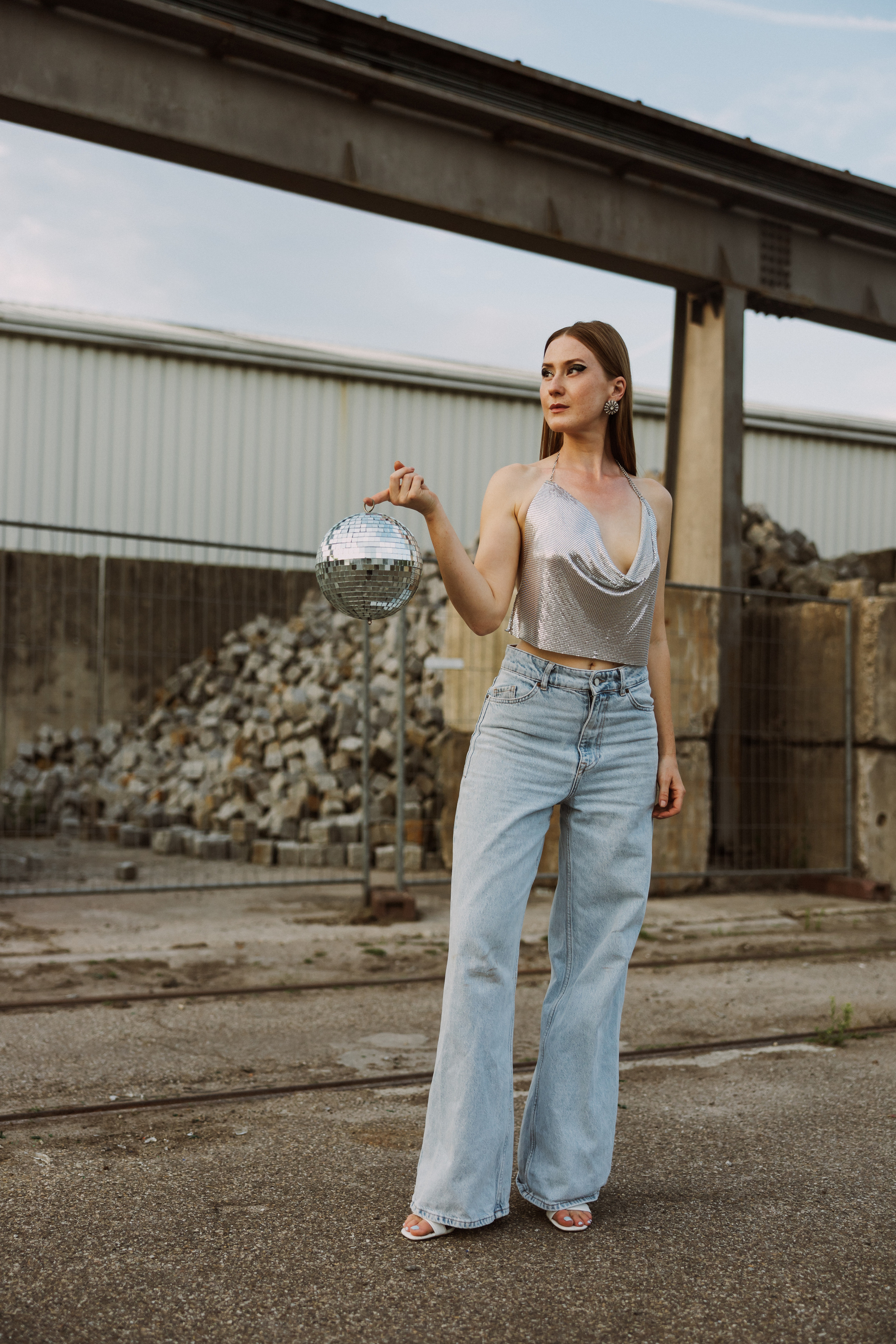 Kreatives Fotoshooting im Karlsruher Hafen. Maria Chistyakovа — Fotografin in Karlsruhe, Baden-Baden und Umgebung