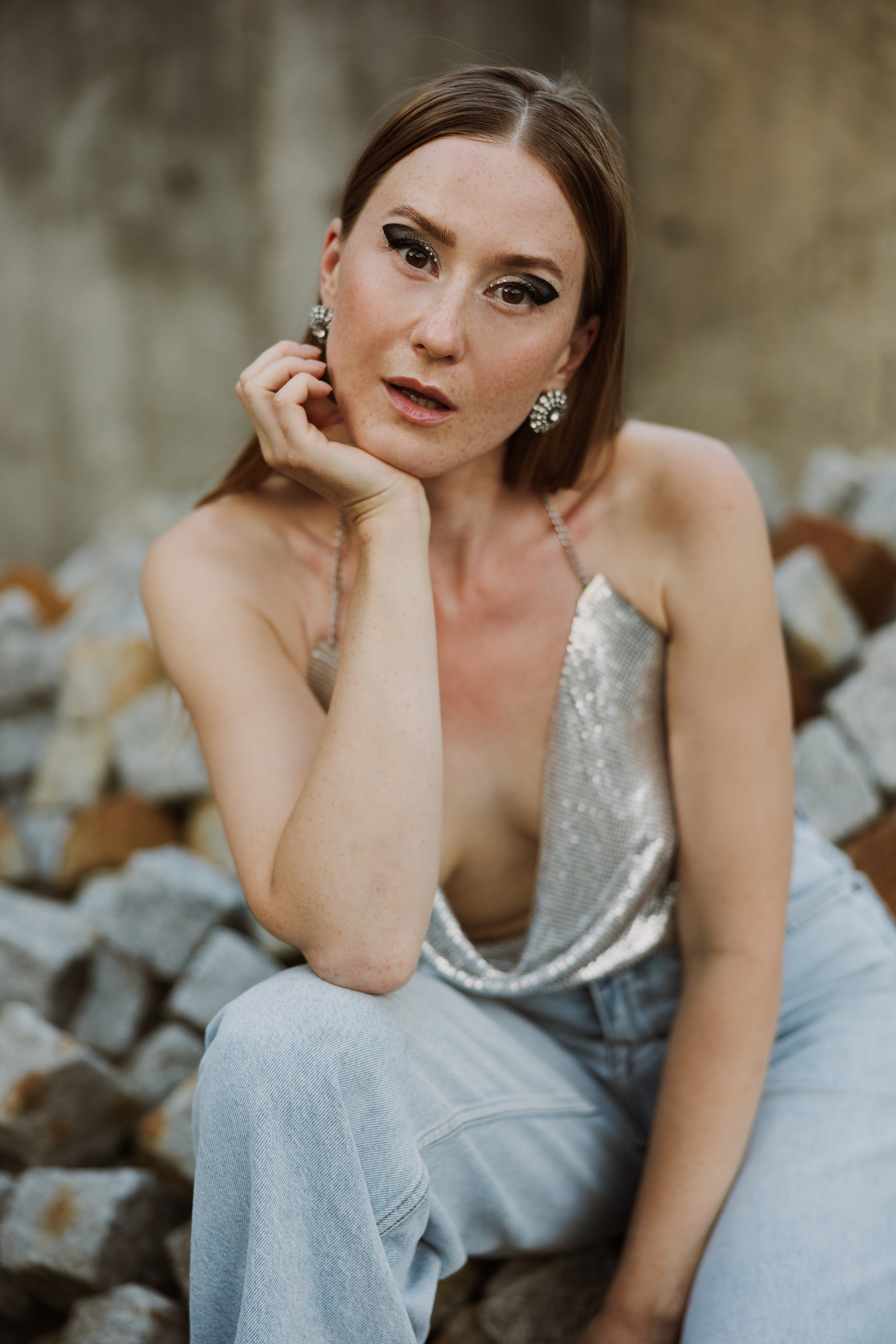 Kreatives Fotoshooting im Karlsruher Hafen. Maria Chistyakovа — Fotografin in Karlsruhe, Baden-Baden und Umgebung