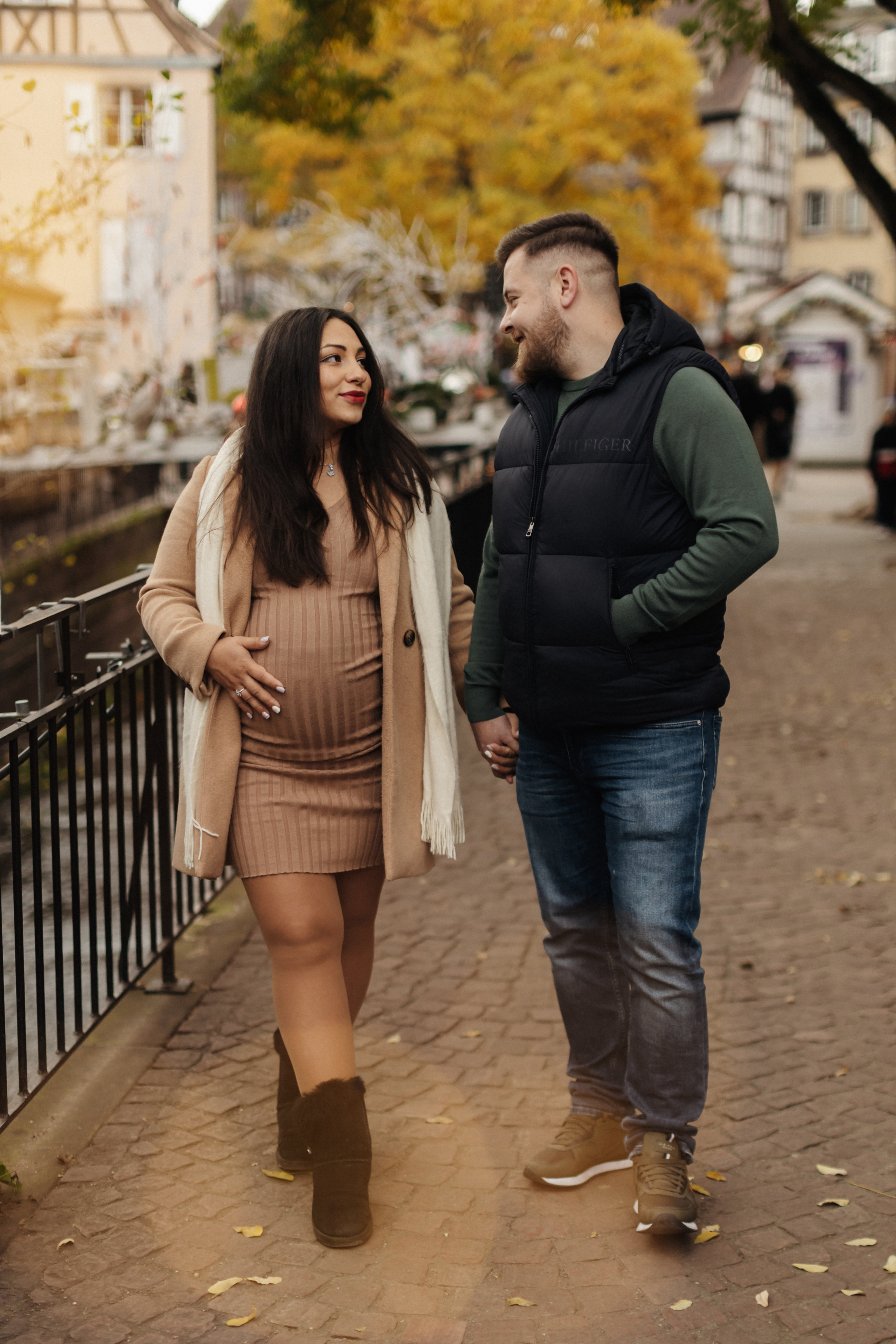 Babybauch-Fotoshooting in Colmar. Maria Chistyakovа — Fotografin in Karlsruhe, Baden-Baden und Umgebung