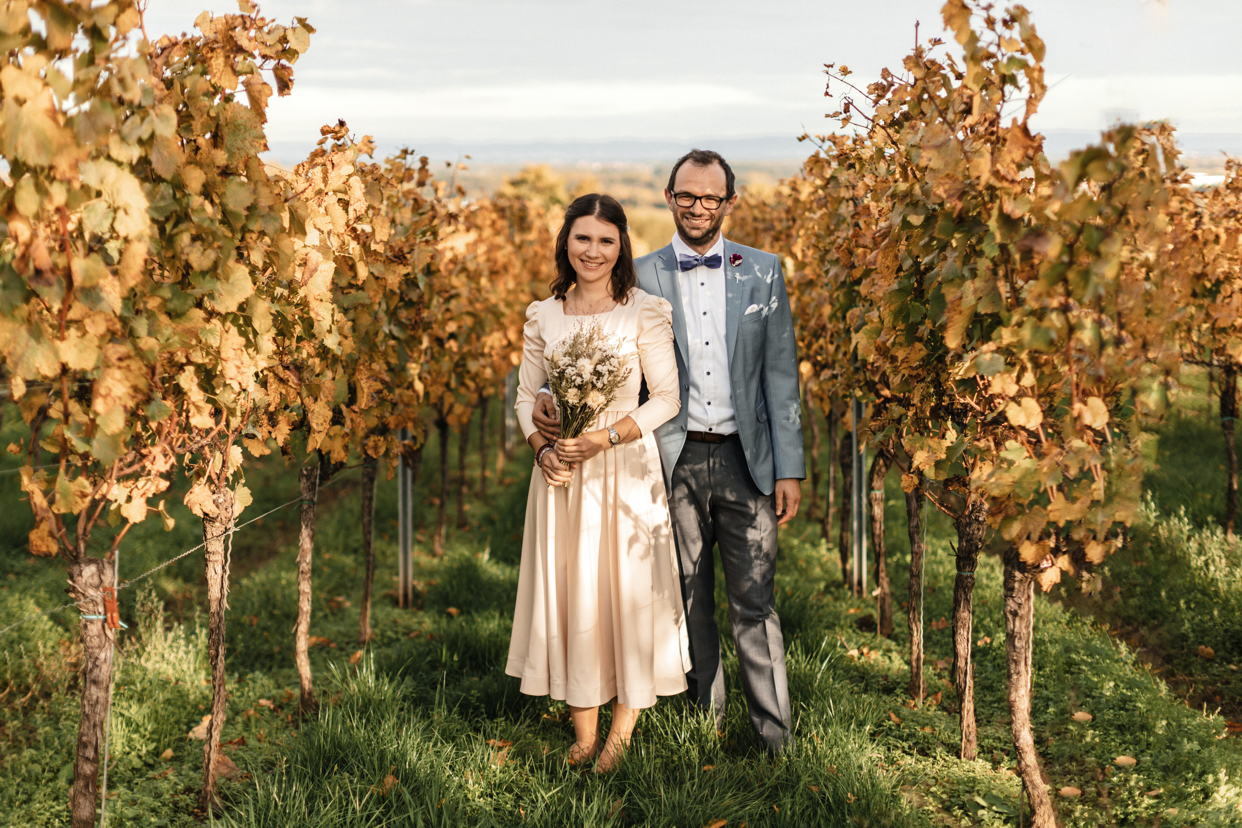 Hochzeitsfotoshooting in den Weinbergen. Maria Chistyakovа — Fotografin in Karlsruhe, Baden-Baden und Umgebung