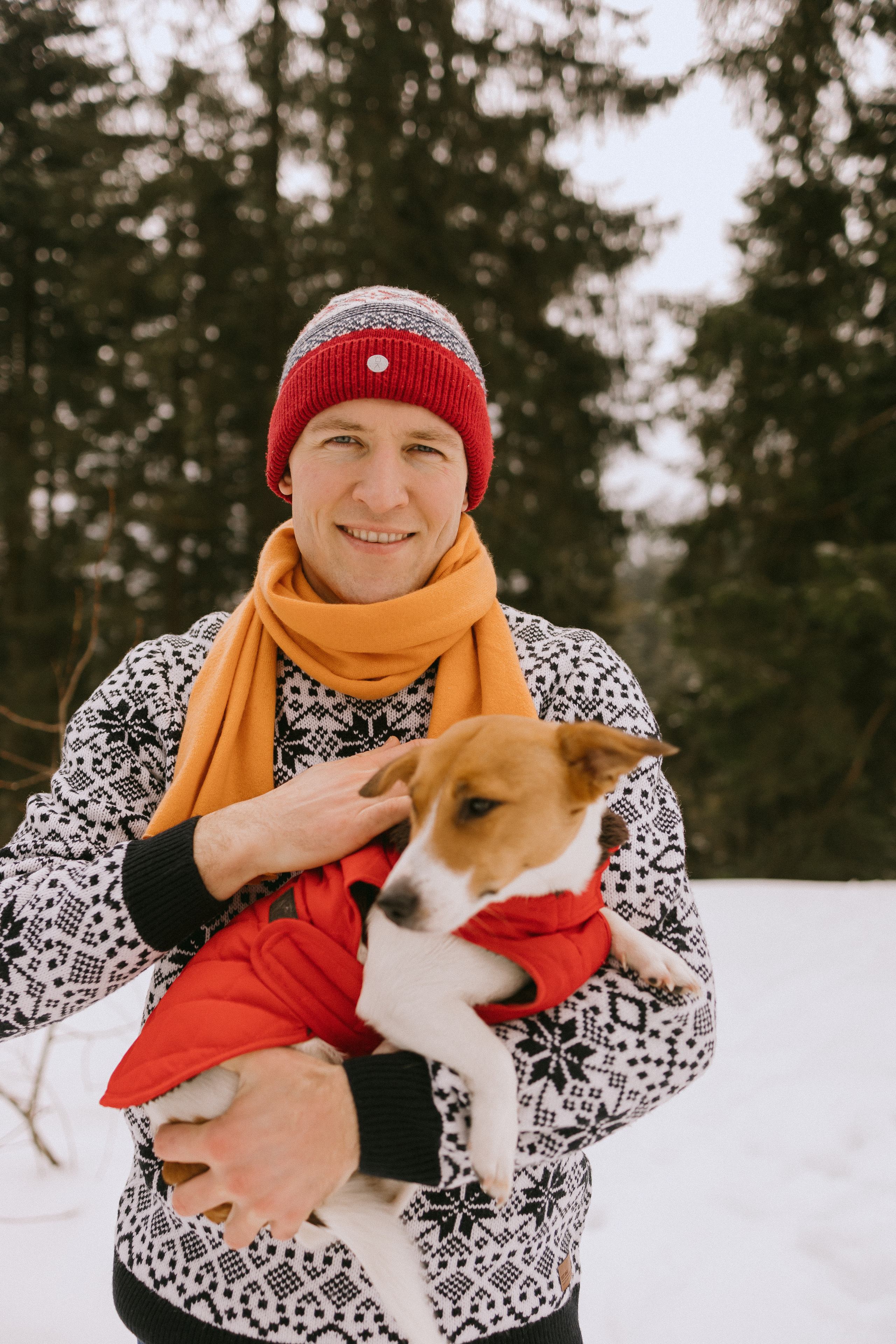 Семейная фотосессия в зимнем лесу. Фотограф в Германии — Мария Чистякова