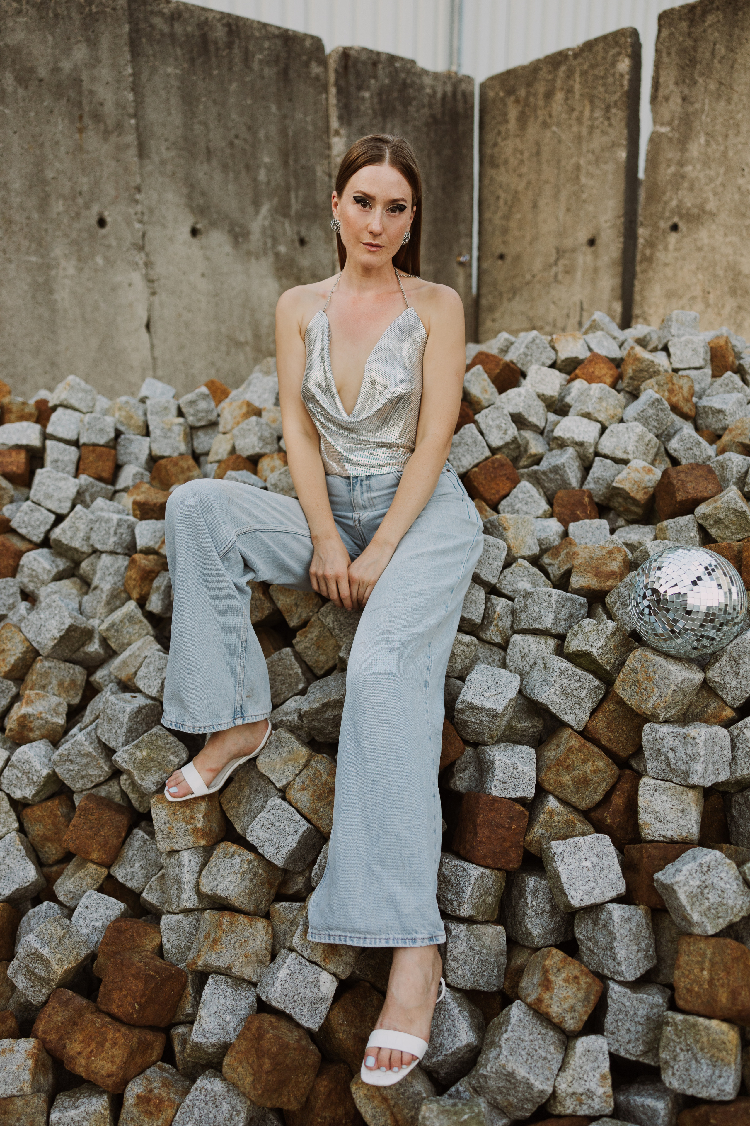 Kreatives Fotoshooting im Karlsruher Hafen. Maria Chistyakovа — Fotografin in Karlsruhe, Baden-Baden und Umgebung