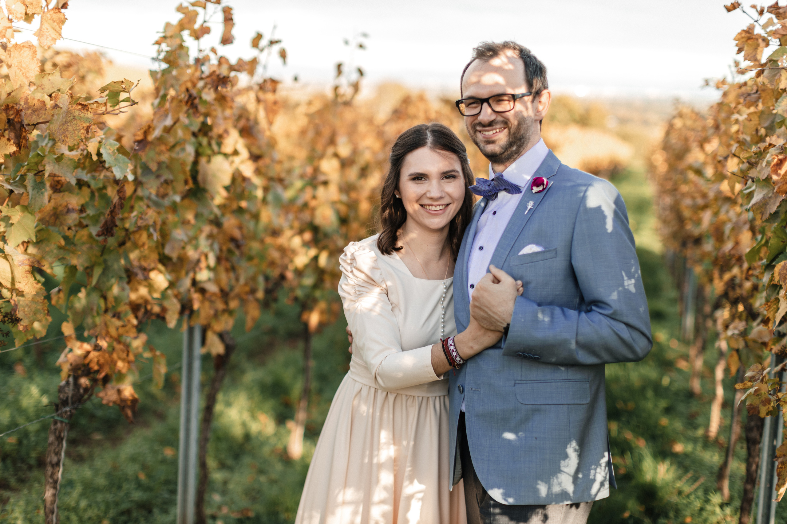 Hochzeitsfotoshooting in den Weinbergen. Maria Chistyakovа — Fotografin in Karlsruhe, Baden-Baden und Umgebung