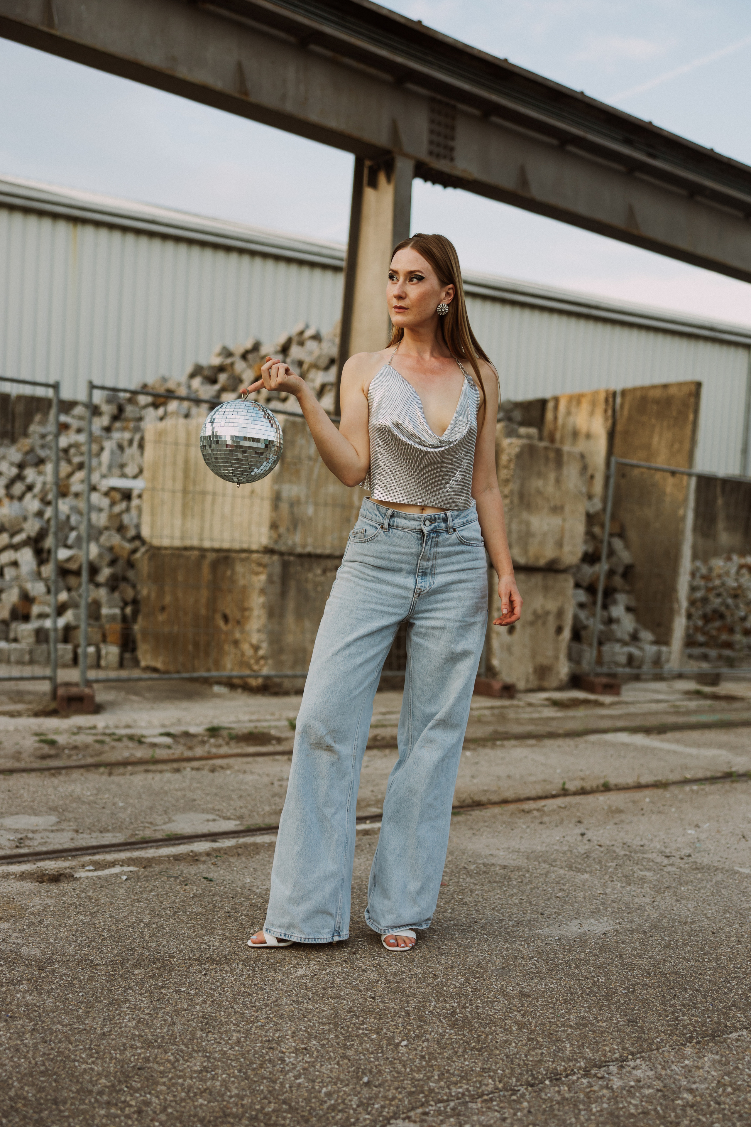 Kreatives Fotoshooting im Karlsruher Hafen. Maria Chistyakovа — Fotografin in Karlsruhe, Baden-Baden und Umgebung