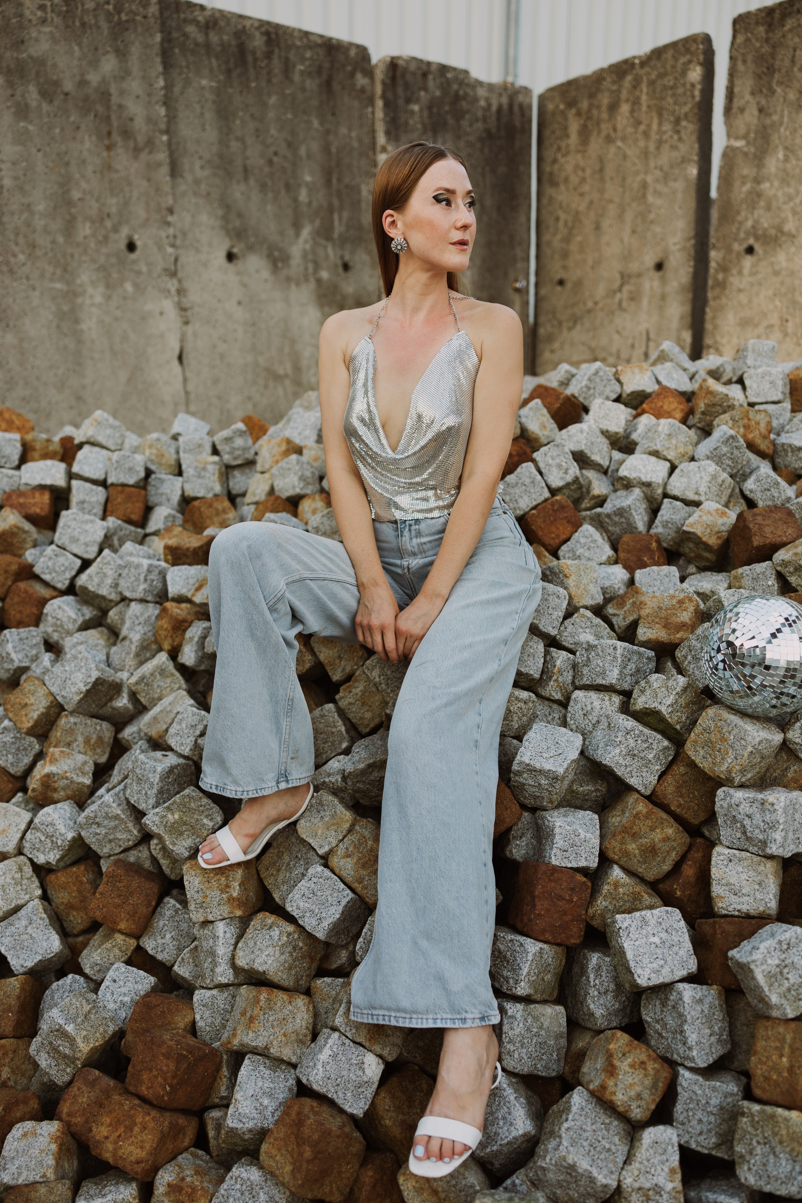 Kreatives Fotoshooting im Karlsruher Hafen. Maria Chistyakovа — Fotografin in Karlsruhe, Baden-Baden und Umgebung