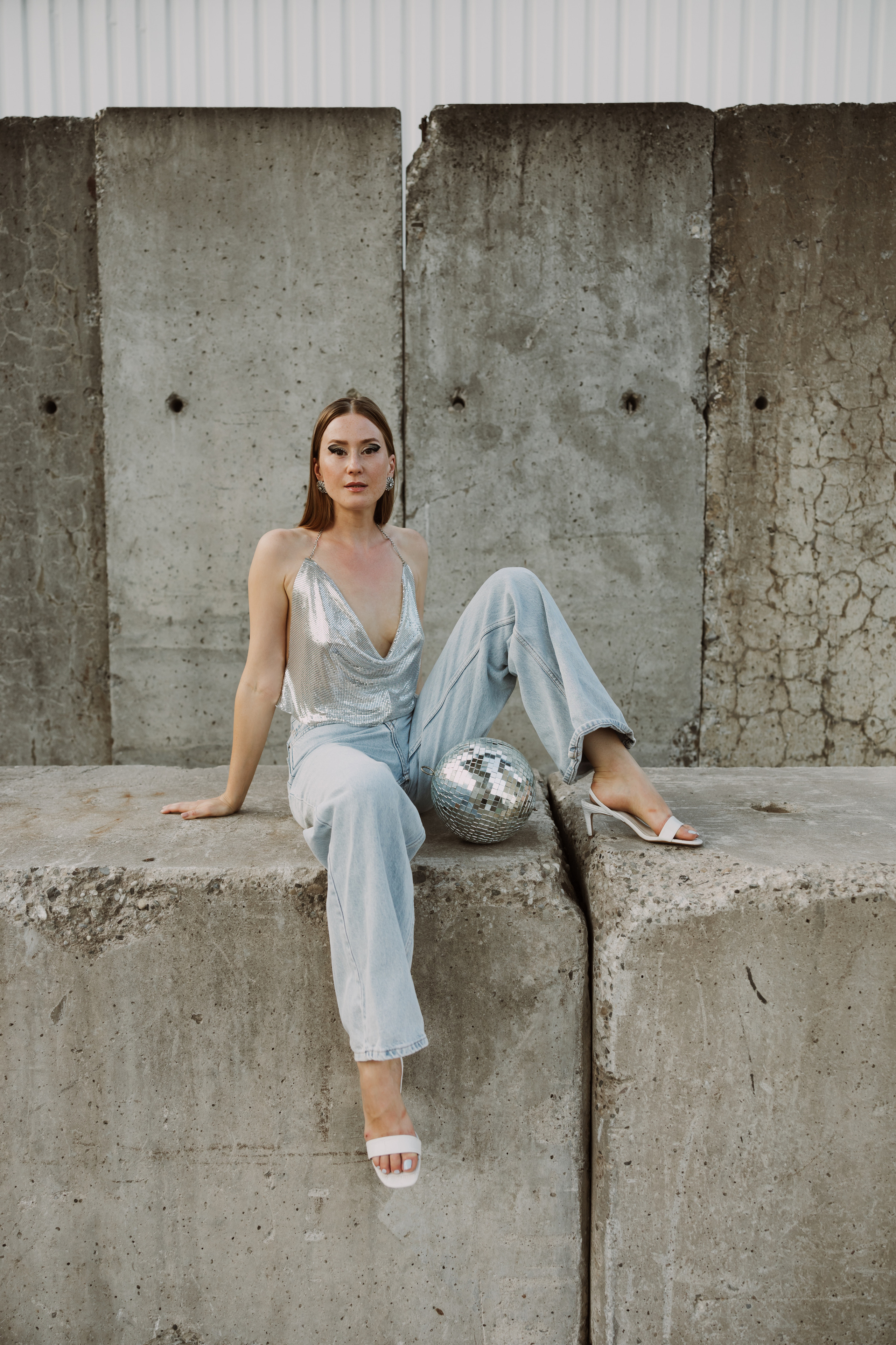 Kreatives Fotoshooting im Karlsruher Hafen. Maria Chistyakovа — Fotografin in Karlsruhe, Baden-Baden und Umgebung