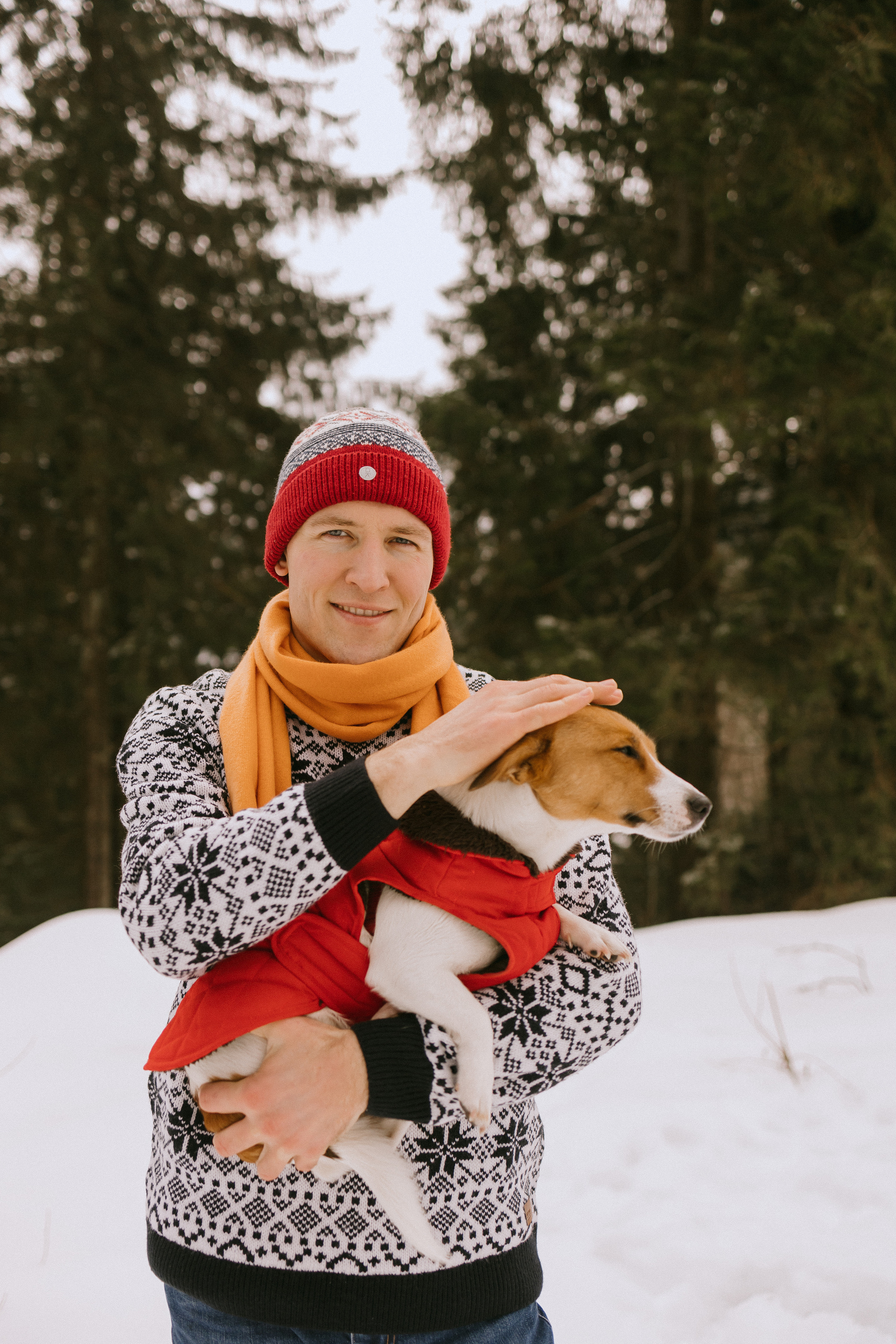 Семейная фотосессия в зимнем лесу. Фотограф в Германии — Мария Чистякова