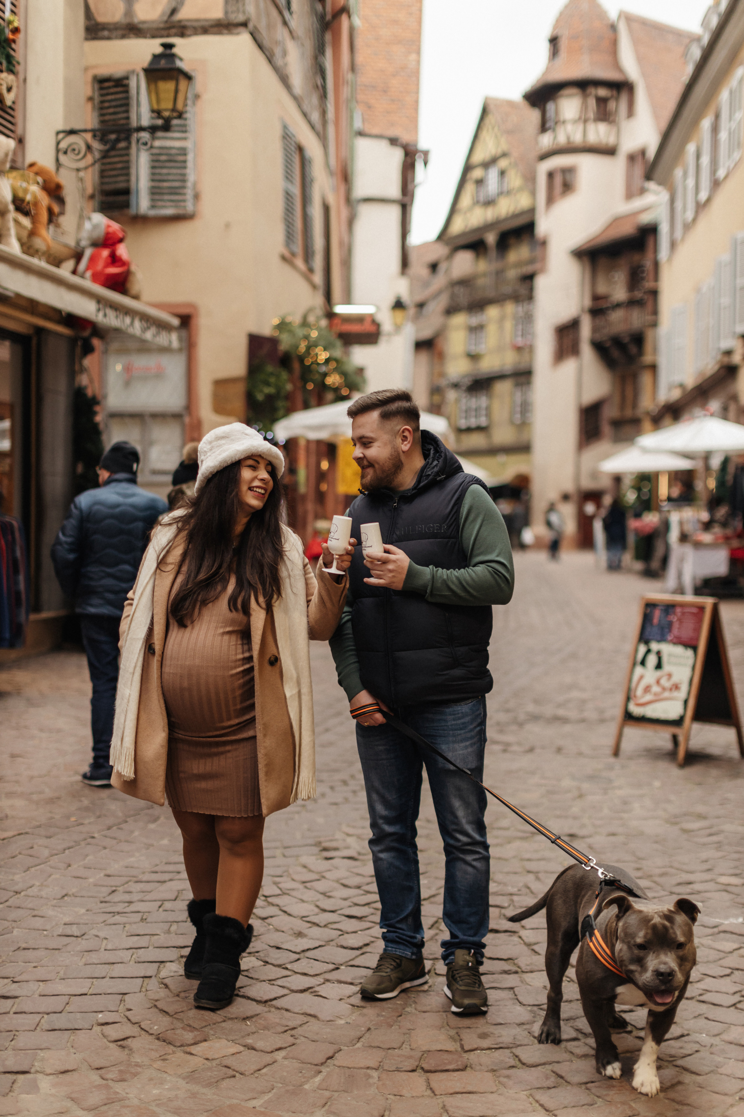 Babybauch-Fotoshooting in Colmar. Maria Chistyakovа — Fotografin in Karlsruhe, Baden-Baden und Umgebung