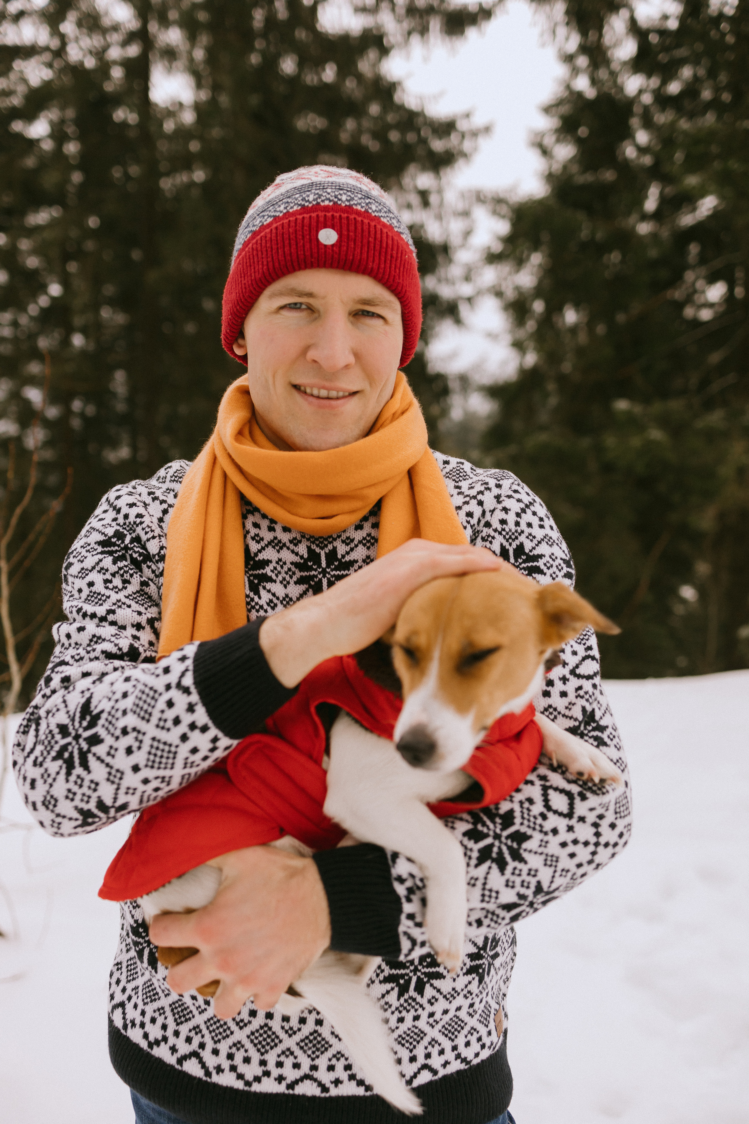 Семейная фотосессия в зимнем лесу. Фотограф в Германии — Мария Чистякова