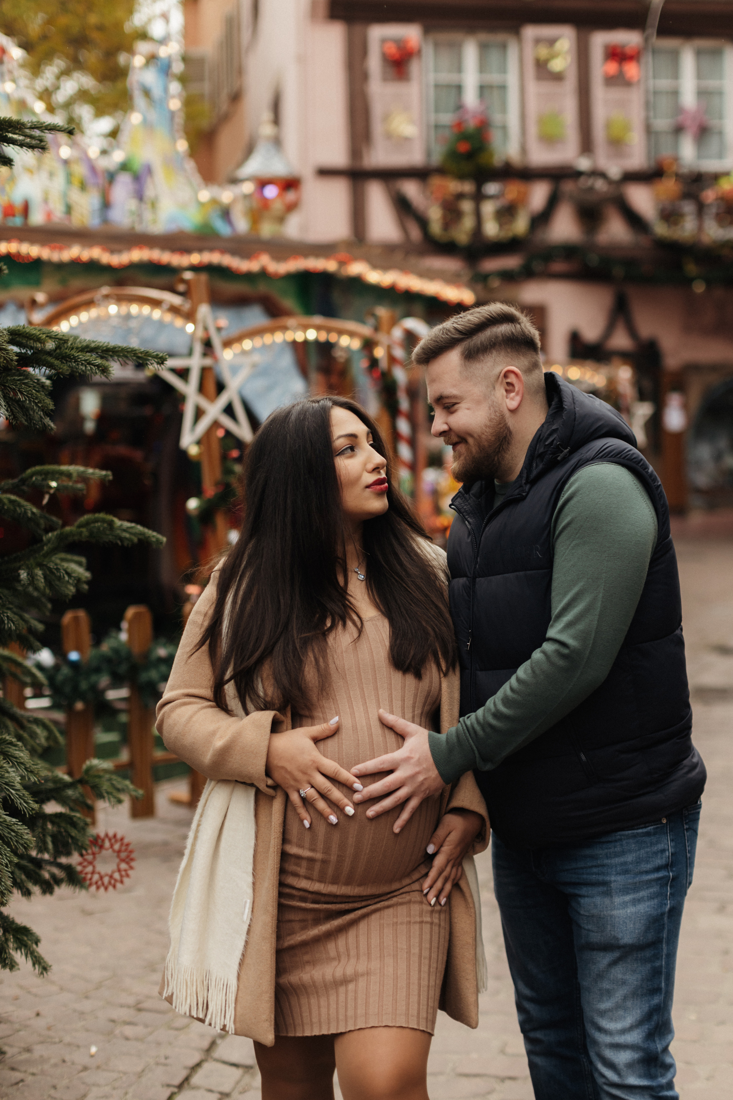 Babybauch-Fotoshooting in Colmar. Maria Chistyakovа — Fotografin in Karlsruhe, Baden-Baden und Umgebung