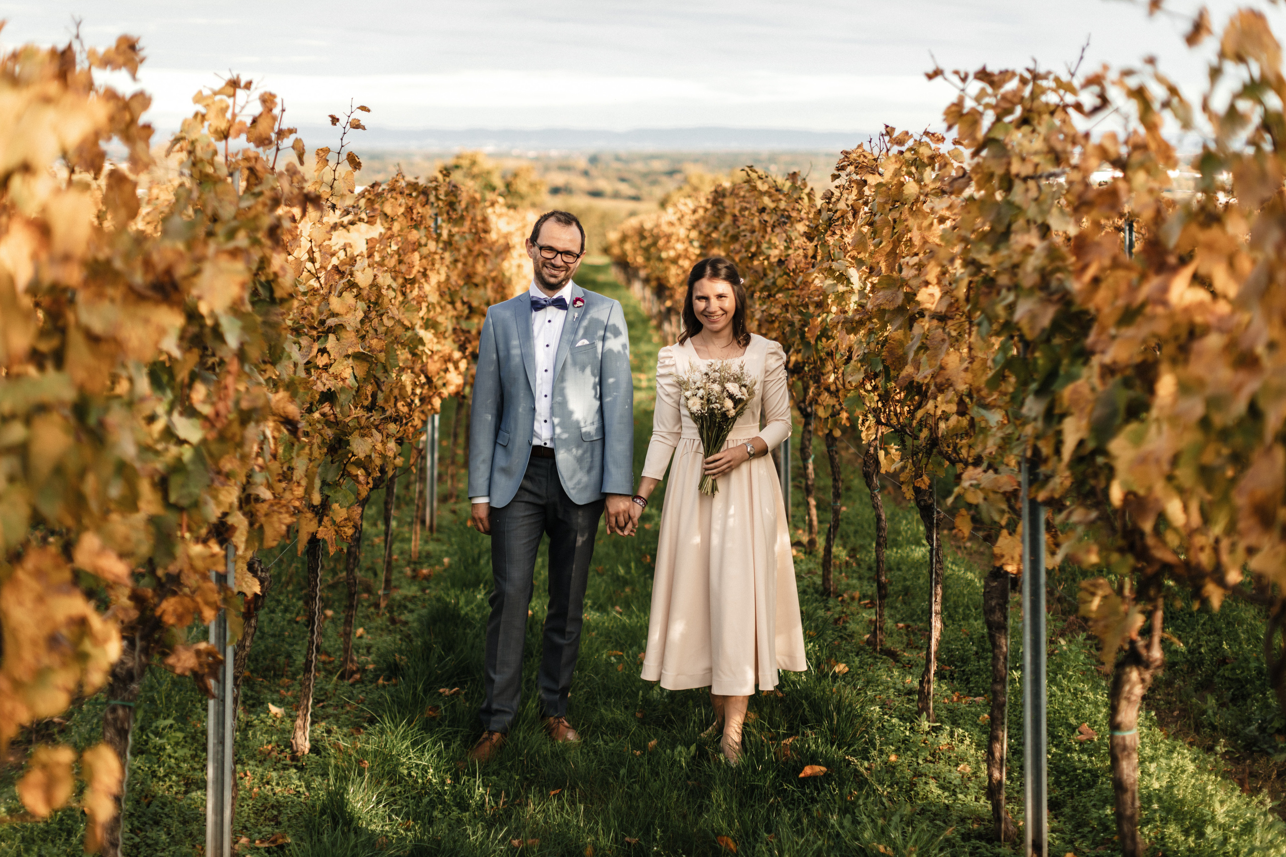 Hochzeitsfotoshooting in den Weinbergen. Maria Chistyakovа — Fotografin in Karlsruhe, Baden-Baden und Umgebung