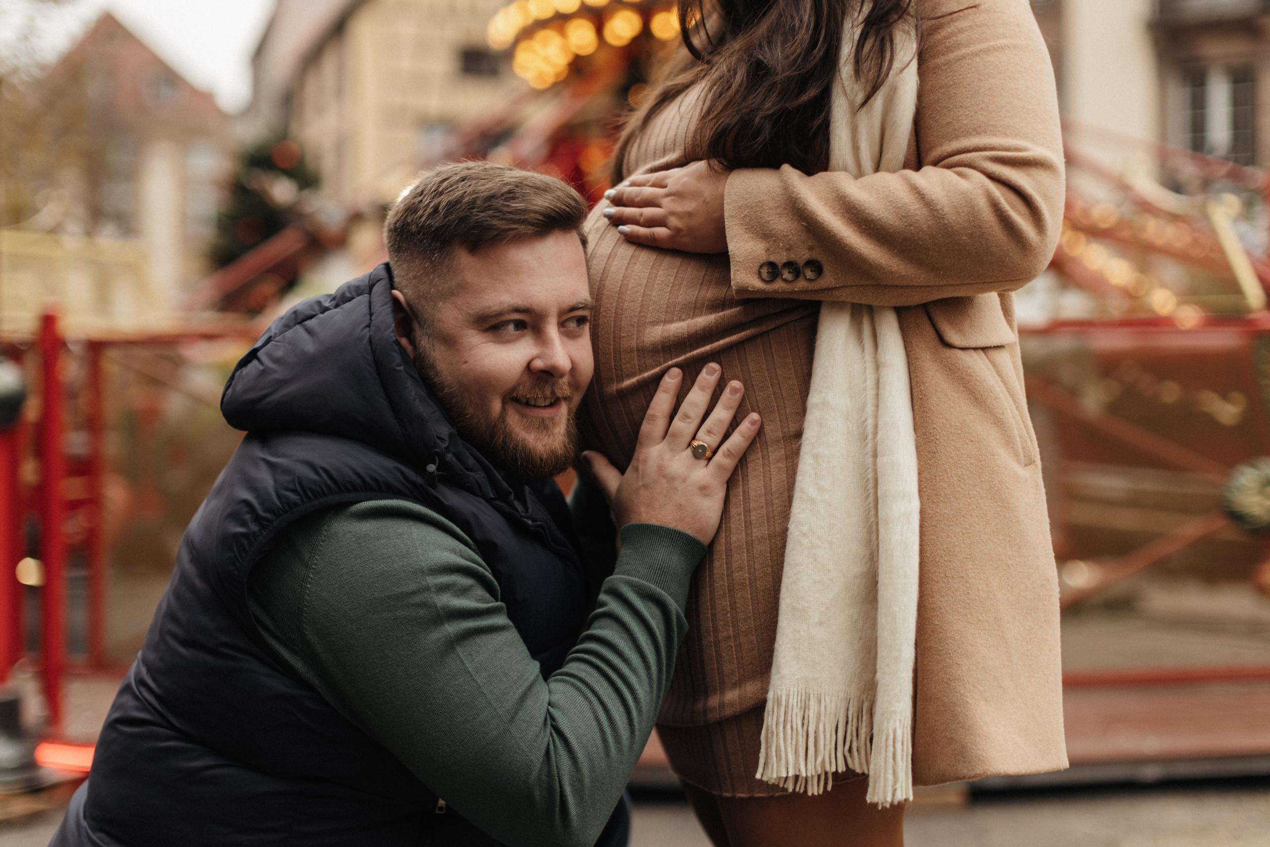 Babybauch-Fotoshooting in Colmar. Maria Chistyakovа — Fotografin in Karlsruhe, Baden-Baden und Umgebung