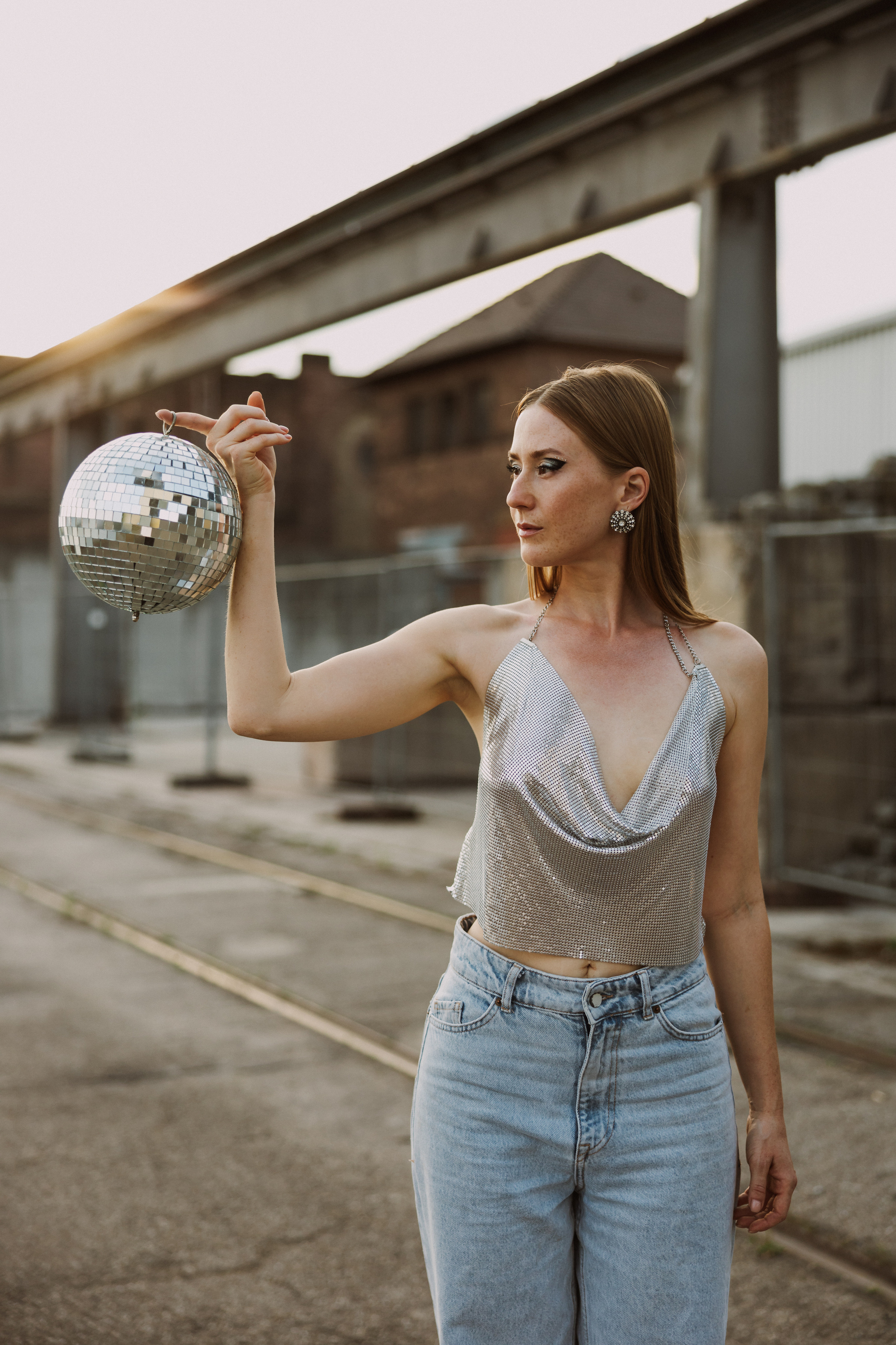 Kreatives Fotoshooting im Karlsruher Hafen. Maria Chistyakovа — Fotografin in Karlsruhe, Baden-Baden und Umgebung