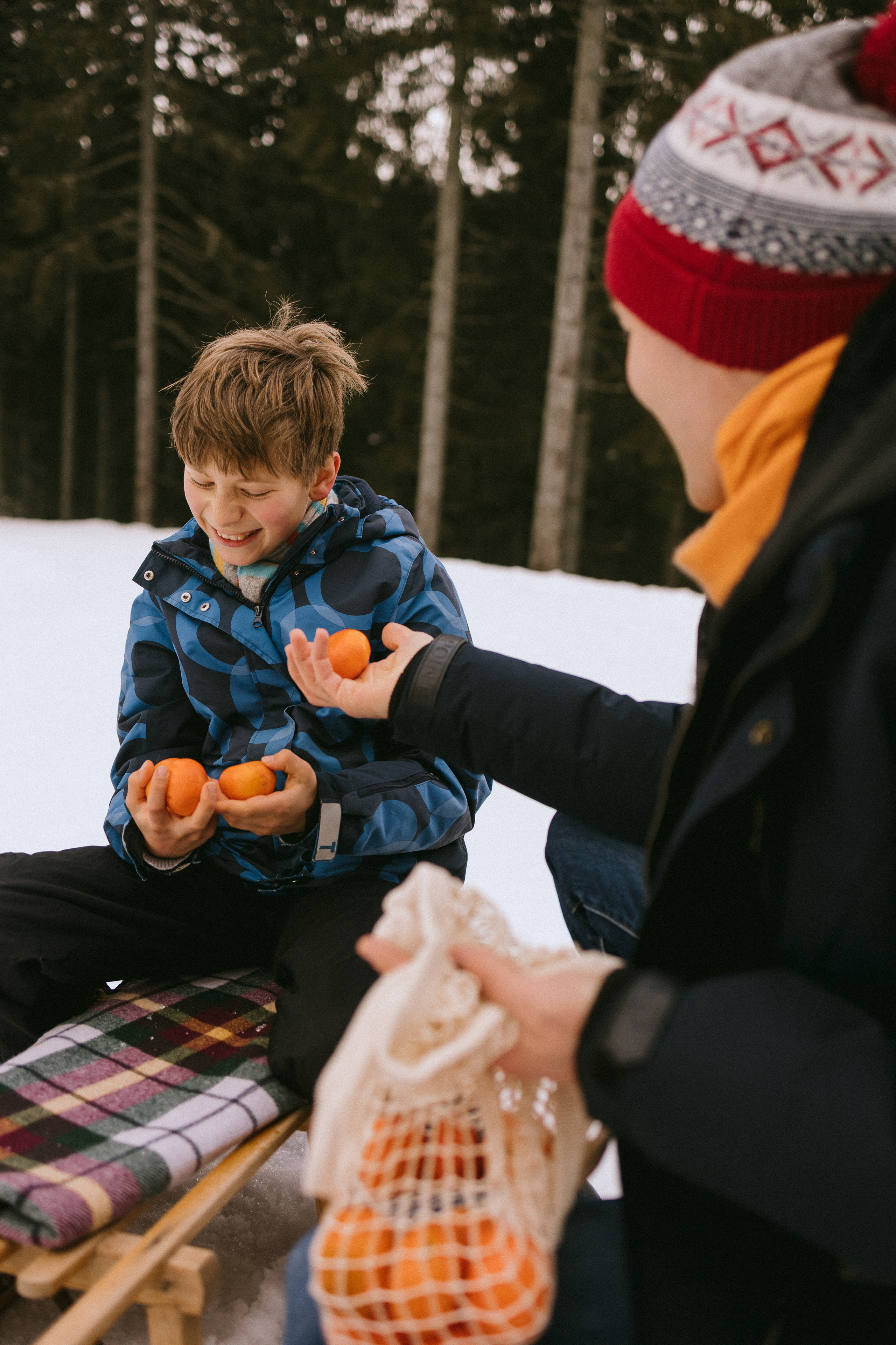 Семейная фотосессия в зимнем лесу. Фотограф в Германии — Мария Чистякова
