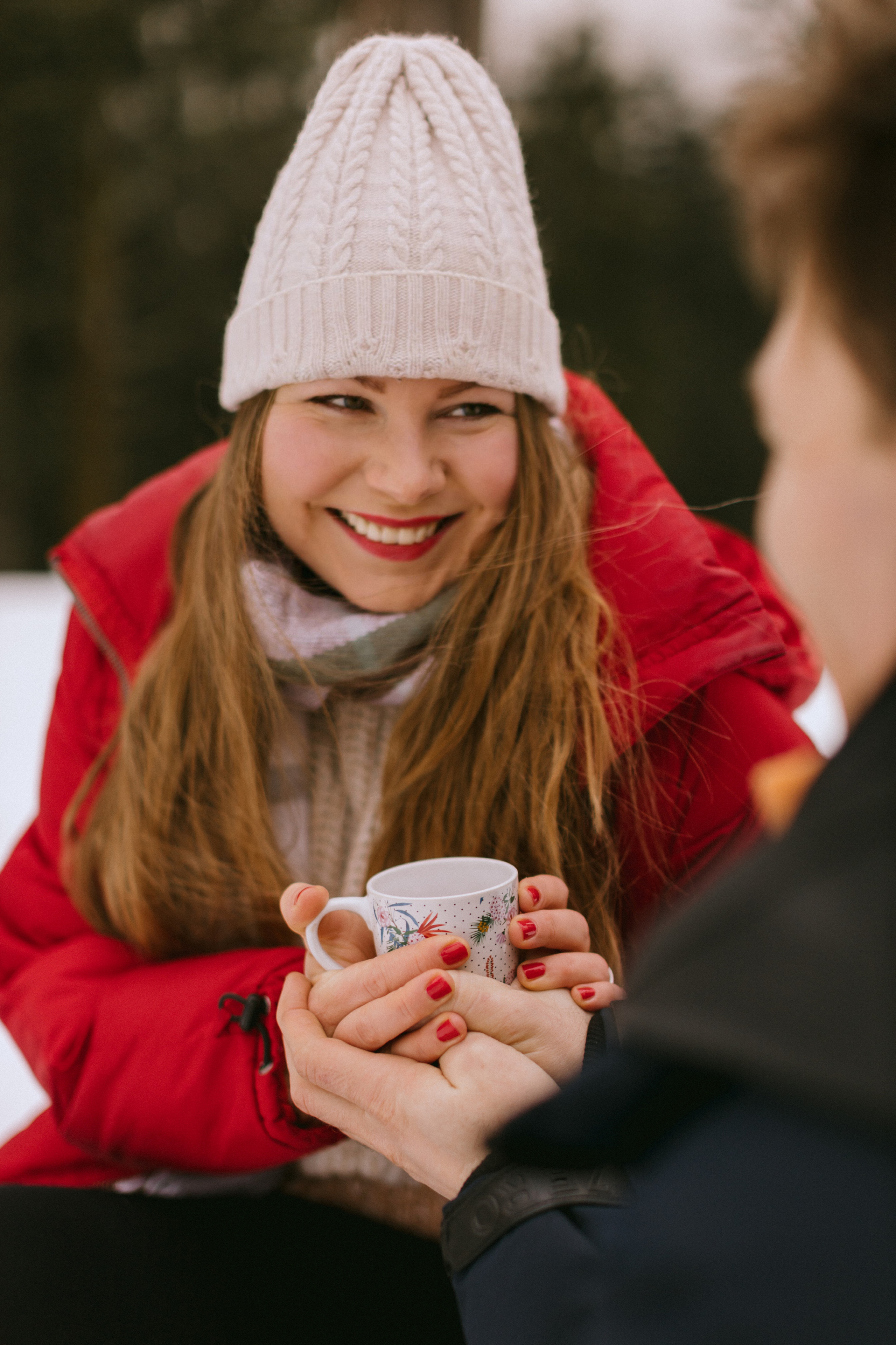 Семейная фотосессия в зимнем лесу. Фотограф в Германии — Мария Чистякова