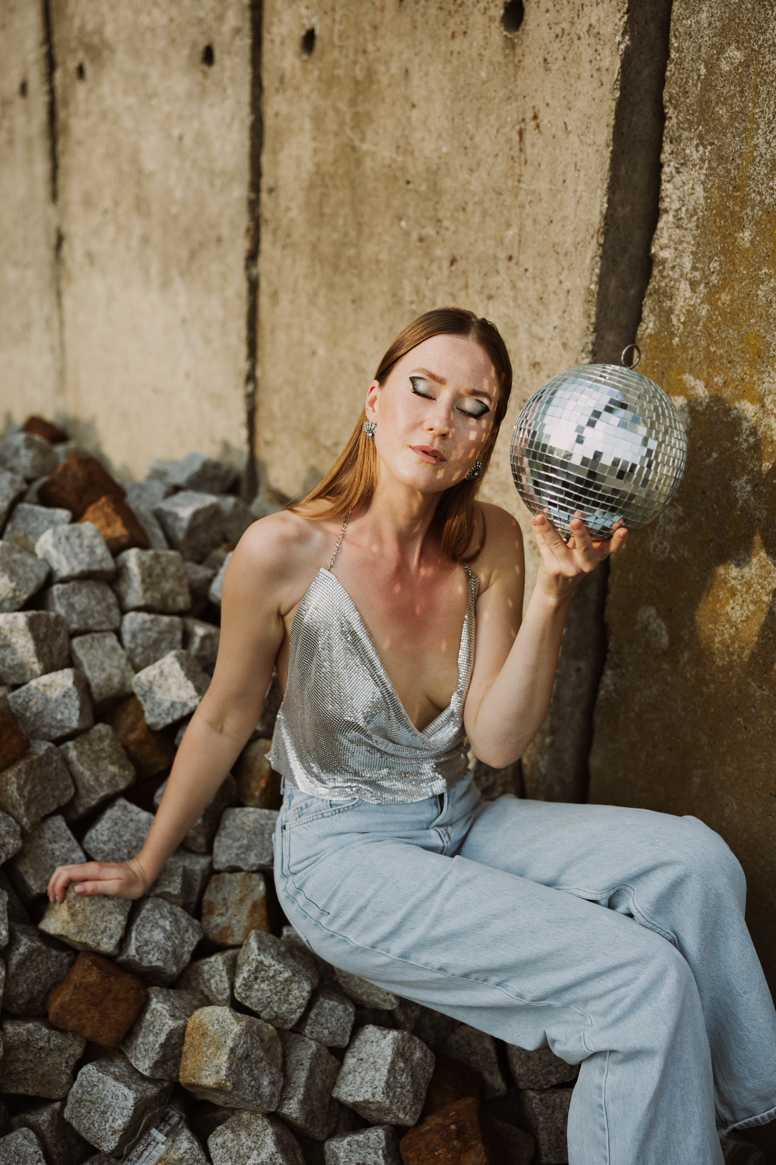 Kreatives Fotoshooting im Karlsruher Hafen. Maria Chistyakovа — Fotografin in Karlsruhe, Baden-Baden und Umgebung