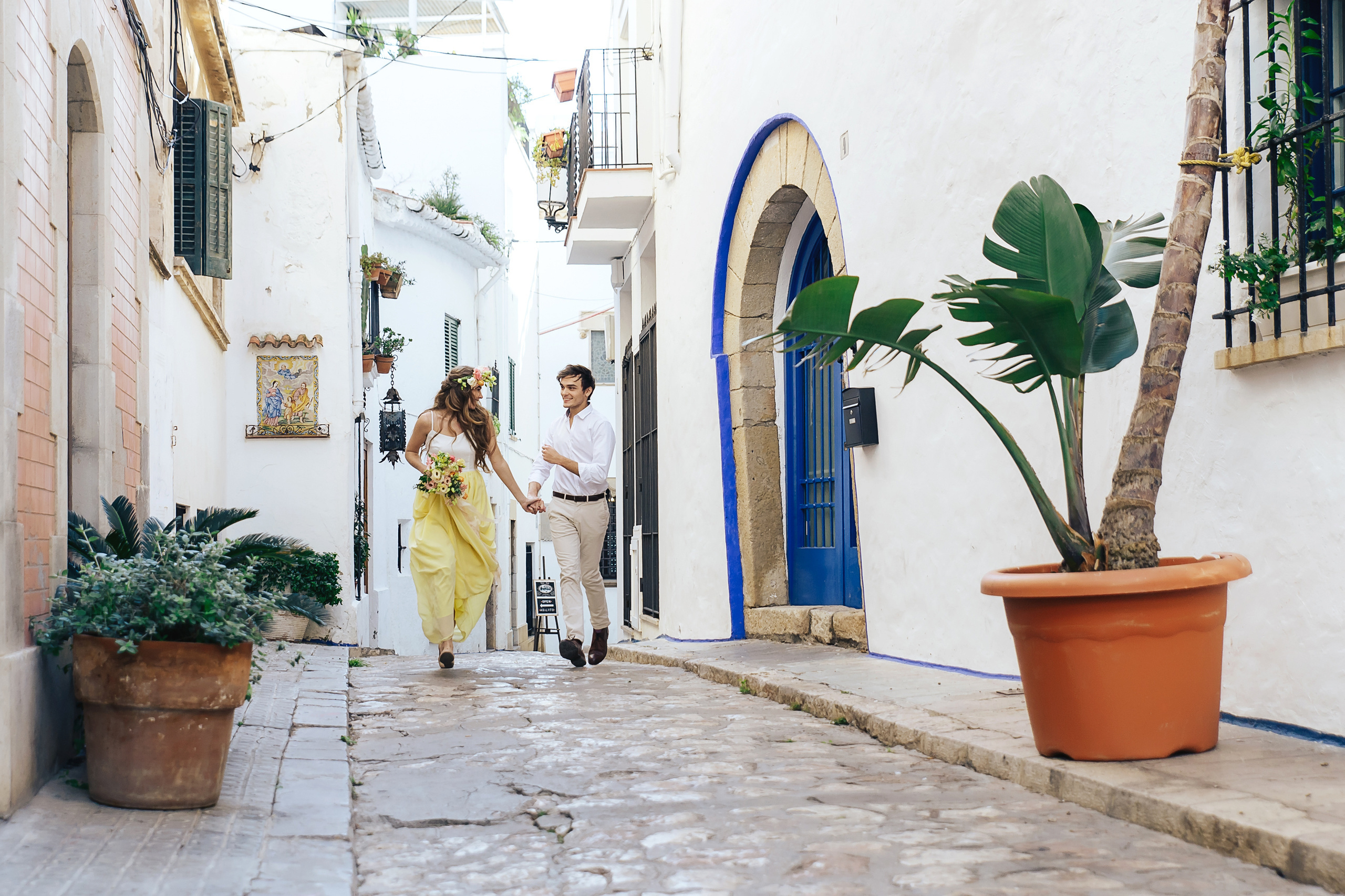 Фотосессия в городе Ситжес, побережье Коста Дорада, Барселона, Испания. Фотограф в Барселоне, в Испании, по всей Европе - Андрей Пасечник. Тел