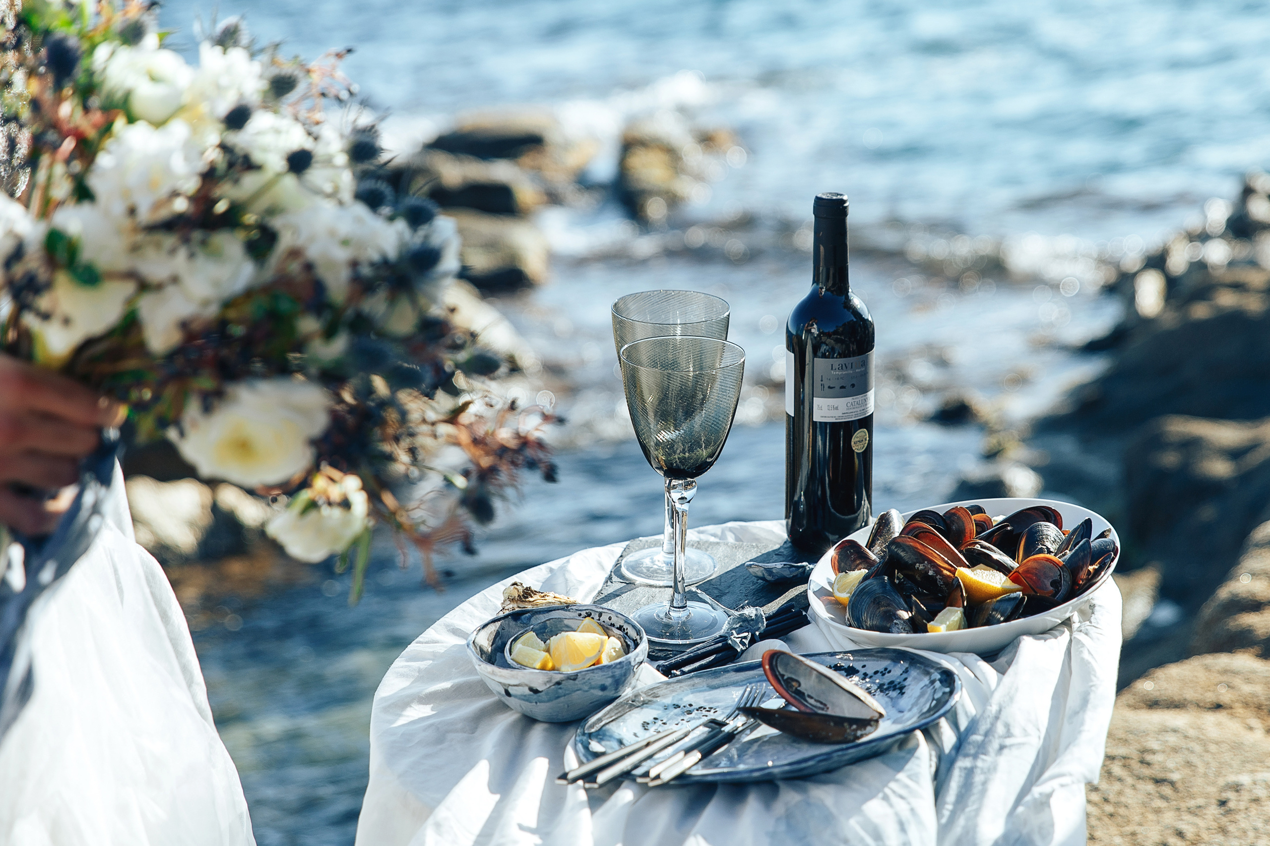 Свадебная фотосессия на побережье Коста Брава, Плая-де-Аро, Ллорет де. Фотограф в Барселоне, в Испании, по всей Европе - Андрей Пасечник. Тел