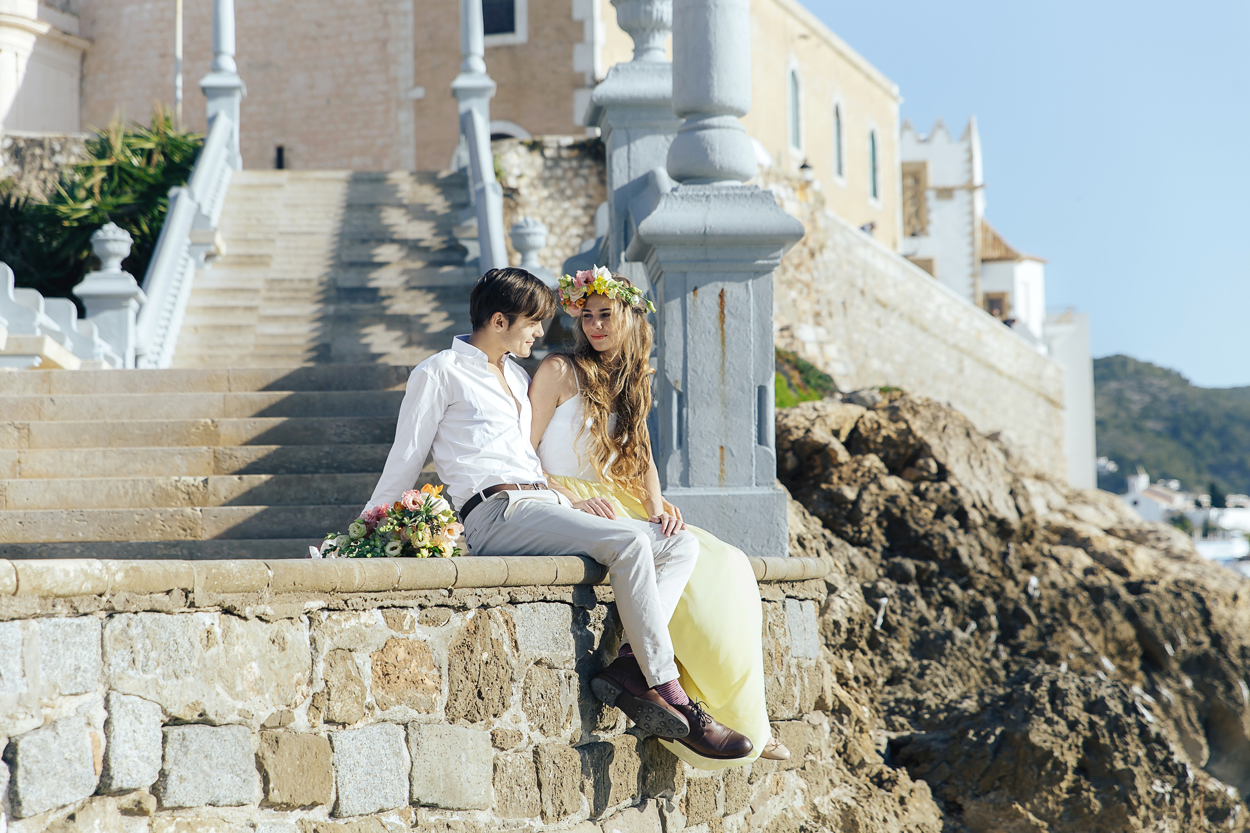 Фотосессия в городе Ситжес, побережье Коста Дорада, Барселона, Испания. Фотограф в Барселоне, в Испании, по всей Европе - Андрей Пасечник. Тел