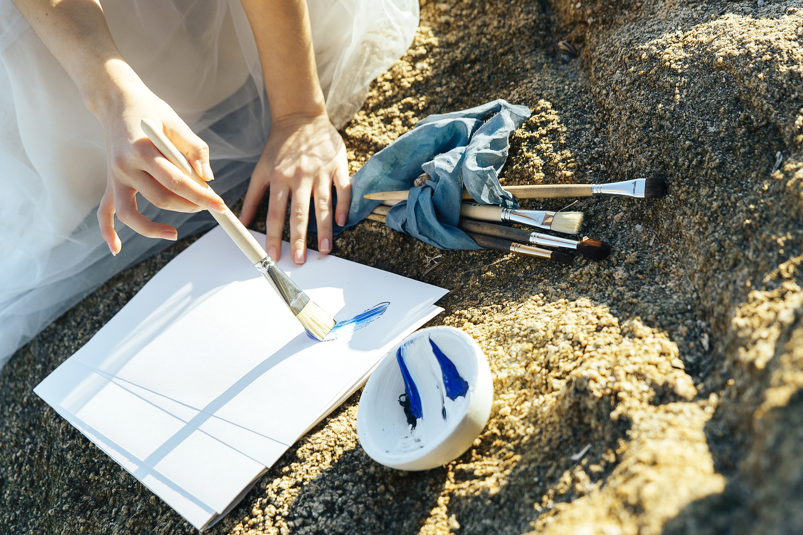 Свадебная фотосессия на побережье Коста Брава, Плая-де-Аро, Ллорет де. Фотограф в Барселоне, в Испании, по всей Европе - Андрей Пасечник. Тел