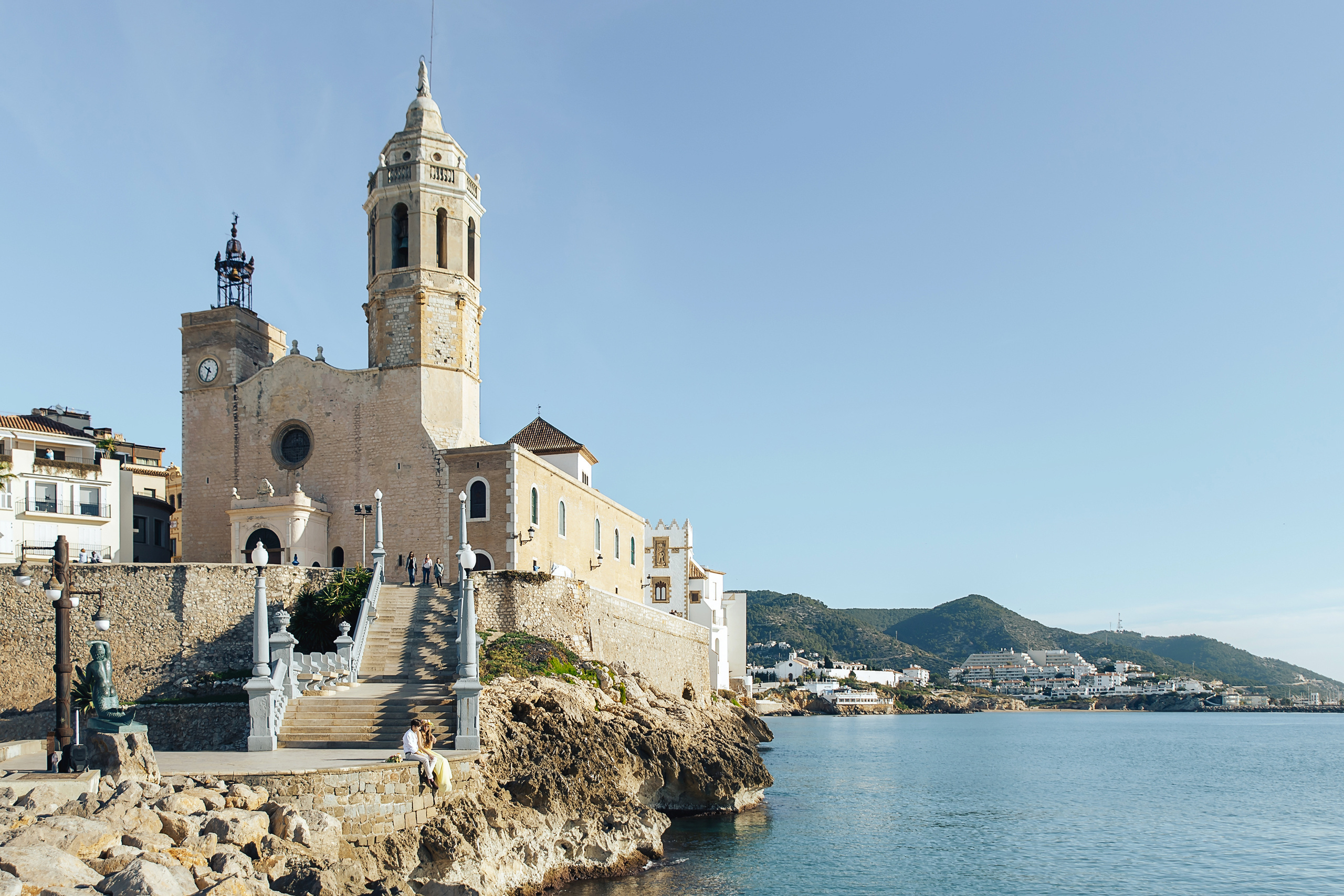 Фотосессия в городе Ситжес, побережье Коста Дорада, Барселона, Испания. Фотограф в Барселоне, в Испании, по всей Европе - Андрей Пасечник. Тел