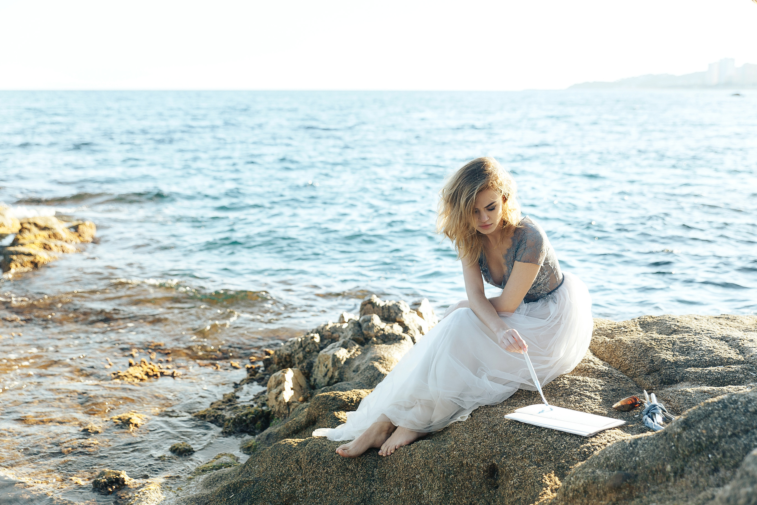 Свадебная фотосессия на побережье Коста Брава, Плая-де-Аро, Ллорет де. Фотограф в Барселоне, в Испании, по всей Европе - Андрей Пасечник. Тел