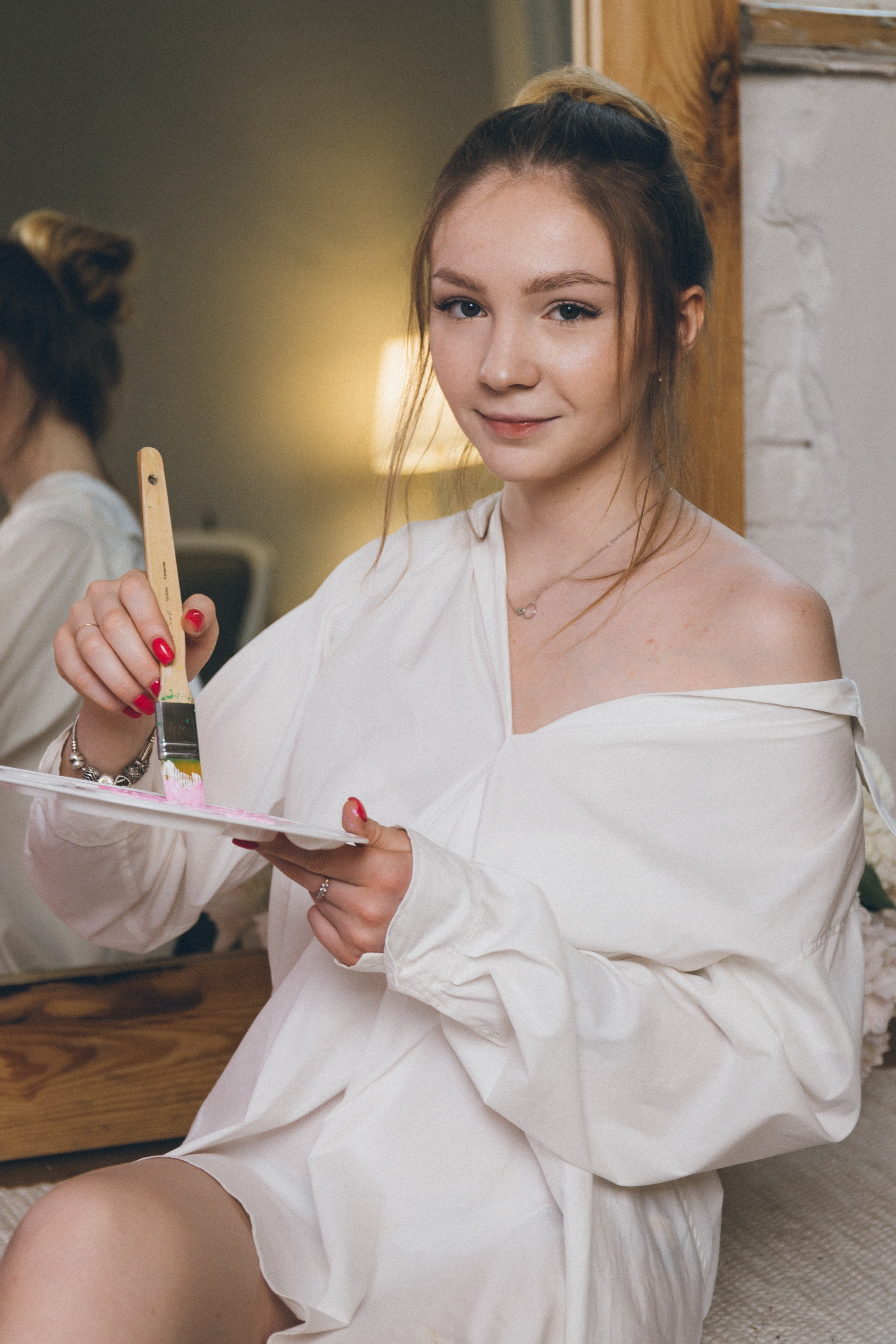 Алеся-фотосессия для художника. Фотограф Анна Кучерявая | Свадьбы и мероприятия в Дубае