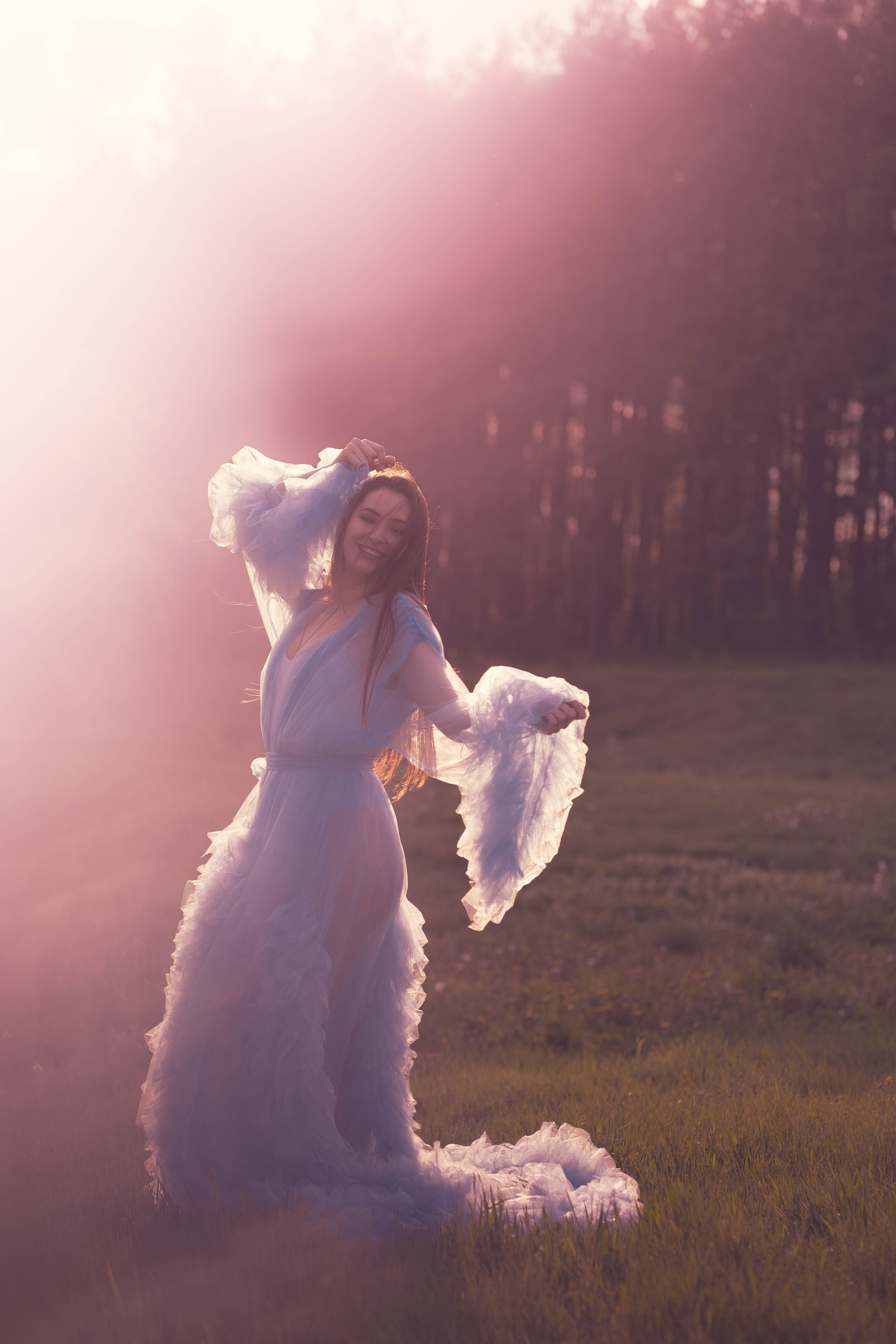 Saulėlydis su Dominika. Fotografija — Olga Bojarin