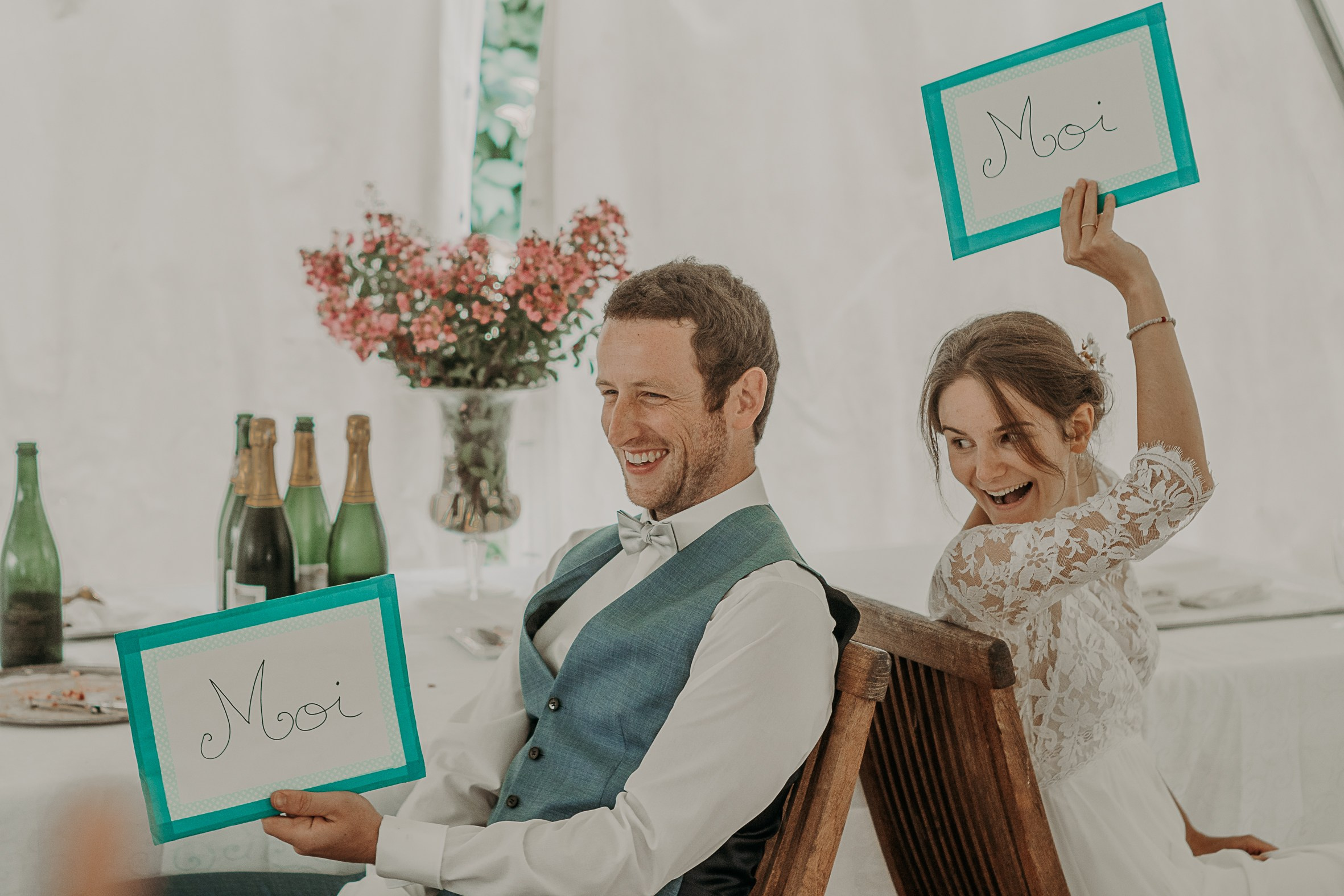 Florent et Emmanuelle. Marriage calvados france