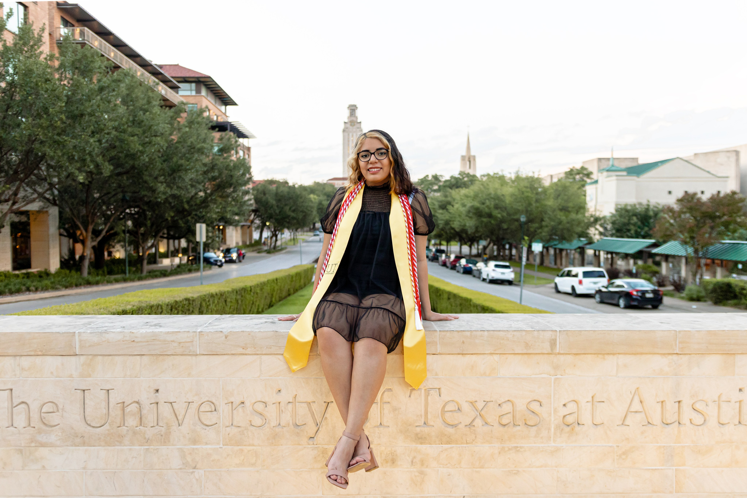 Marissa’s senior photoshoot at the University of Texas Austin