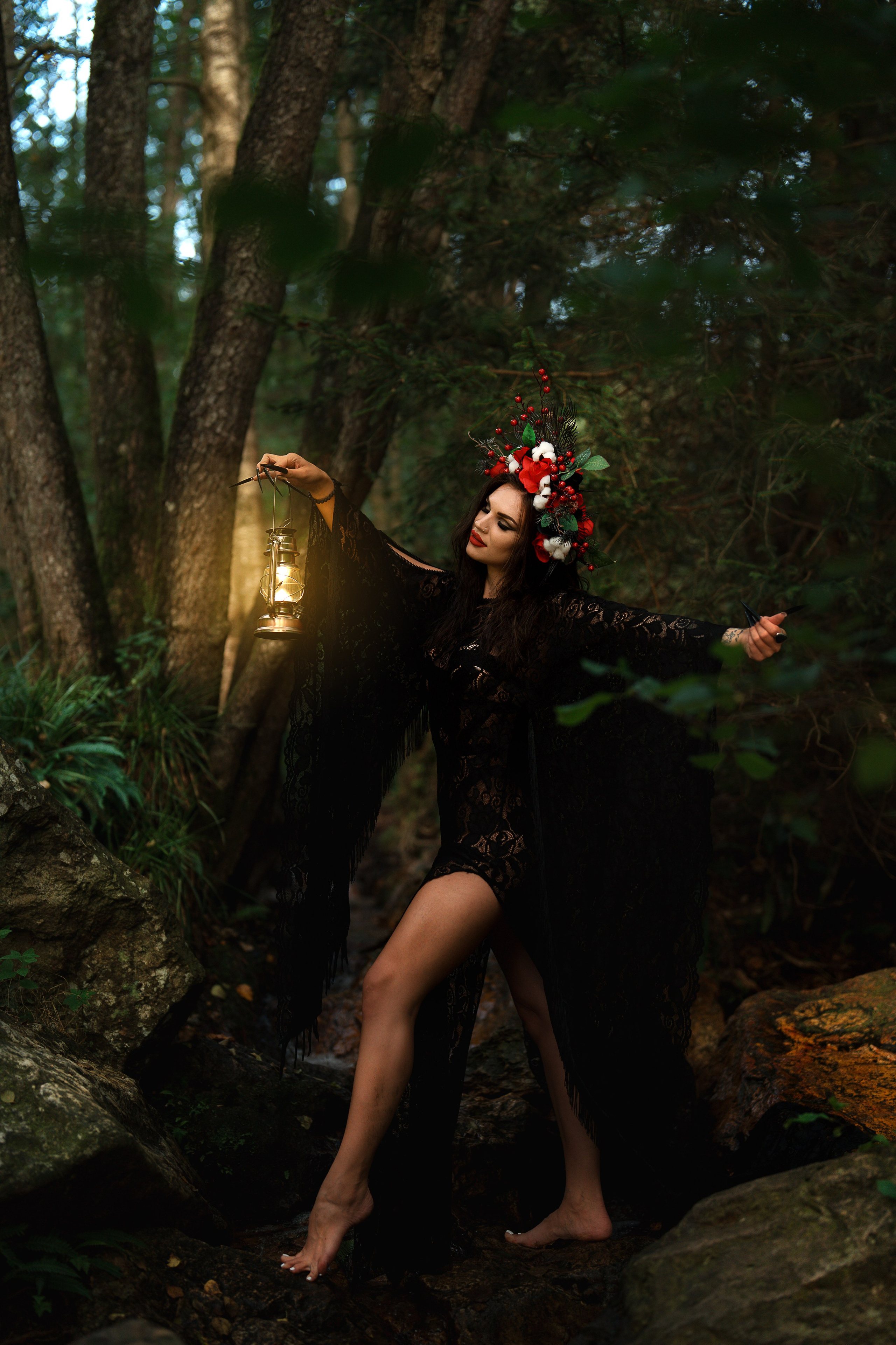 Witch at the lake. Familien, Lifestyle und Portrait Fotografin in Trier, Luxembourg