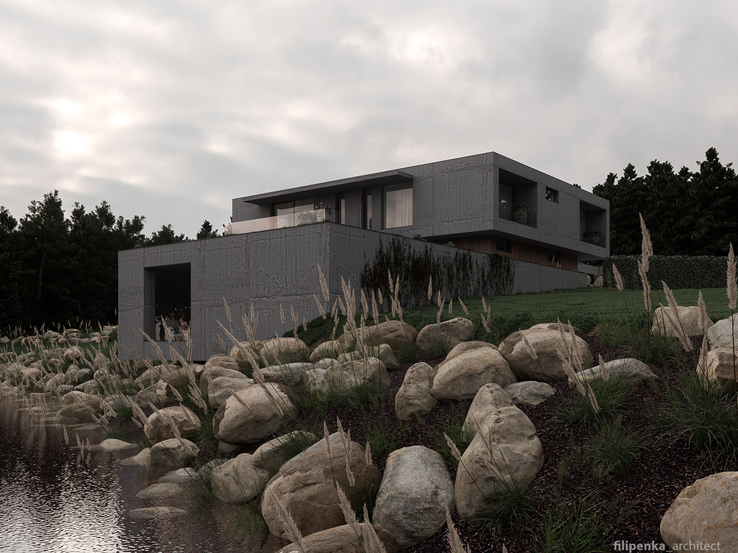 Vila v Říčanech u Prahy.