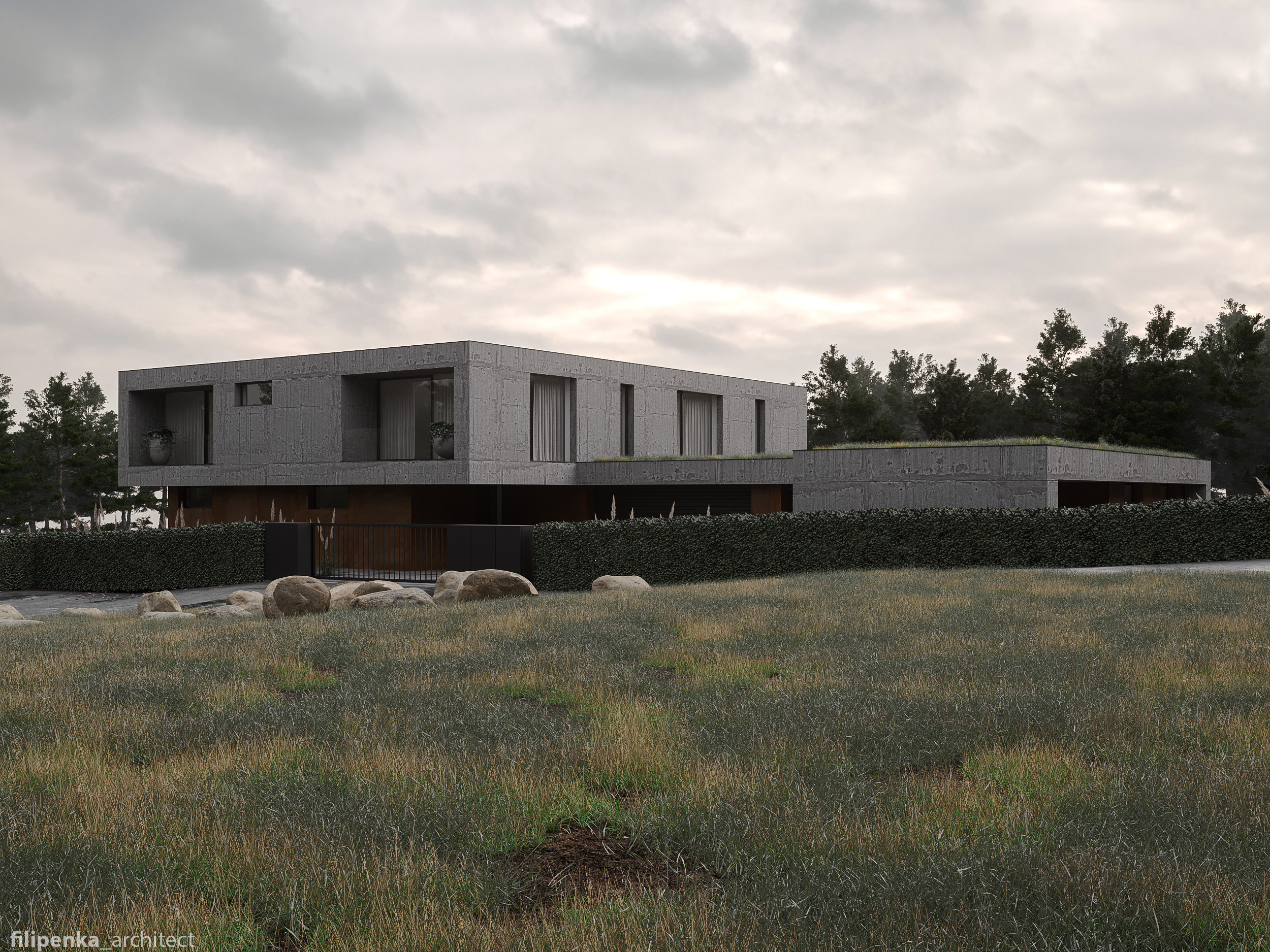 Vila v Říčanech u Prahy.