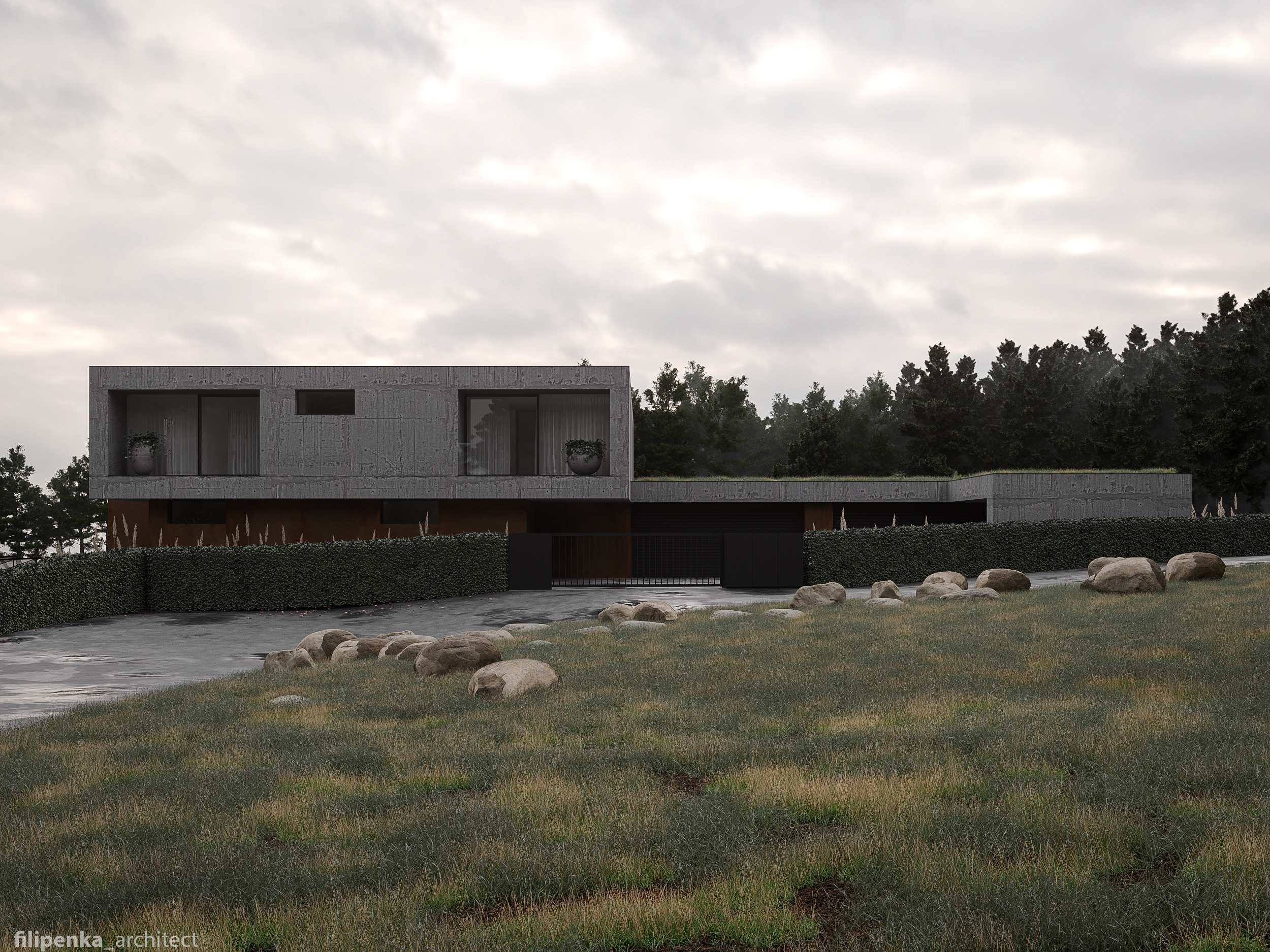 Vila v Říčanech u Prahy.