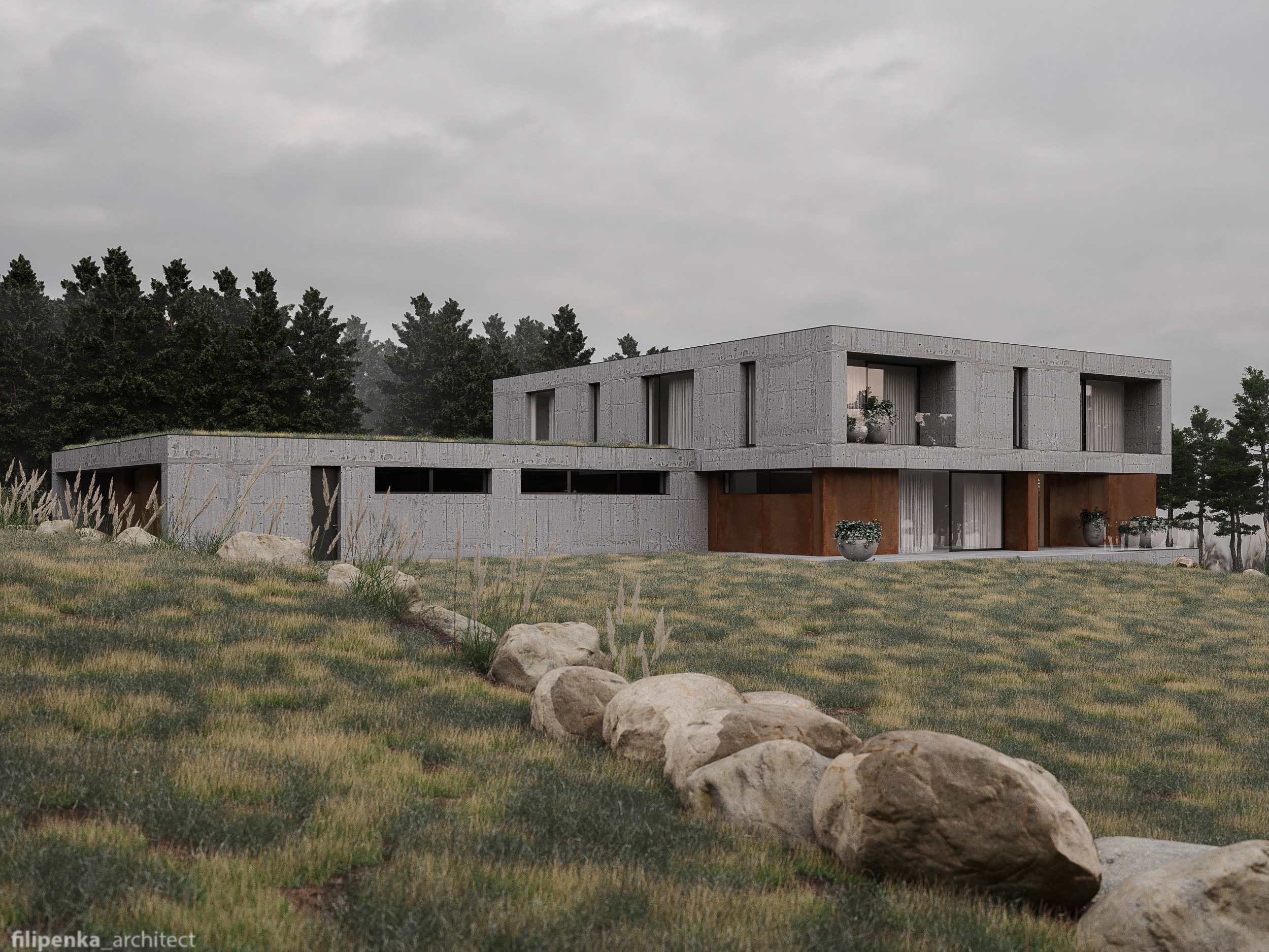 Vila v Říčanech u Prahy.