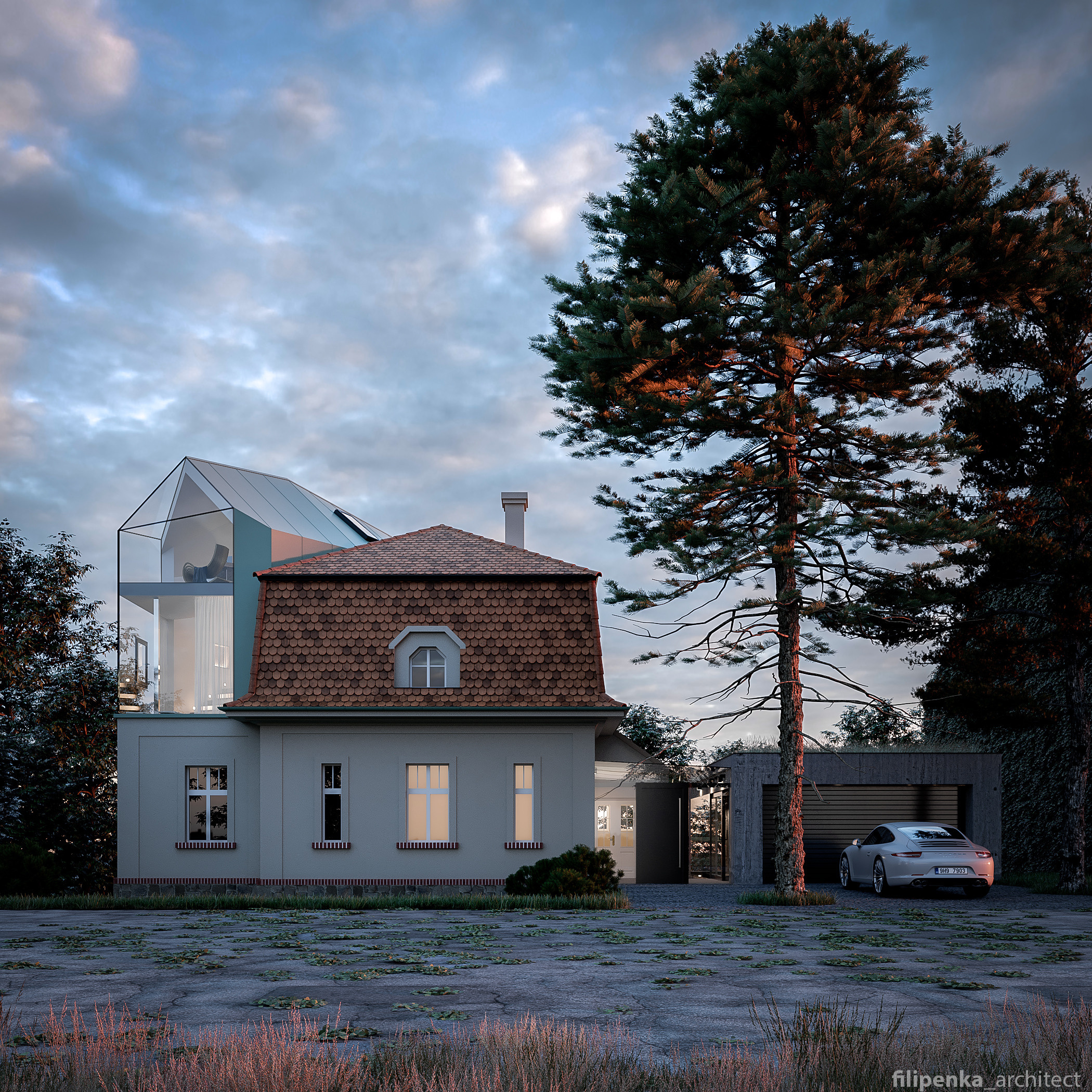 Přístavba a nástavba — Plzeň 1. Filipenka architects